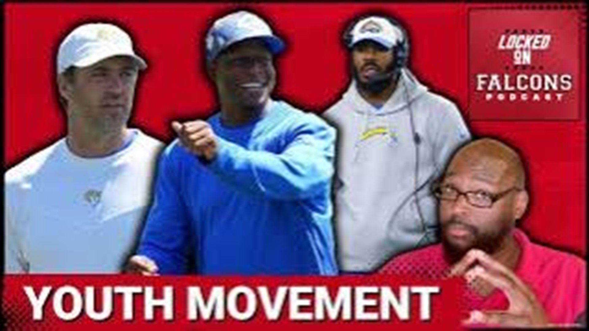 The Atlanta Falcons under new head coach Raheem Morris have assembled one of the youngest coaching staff's in the NFL and that points to their desire to build.