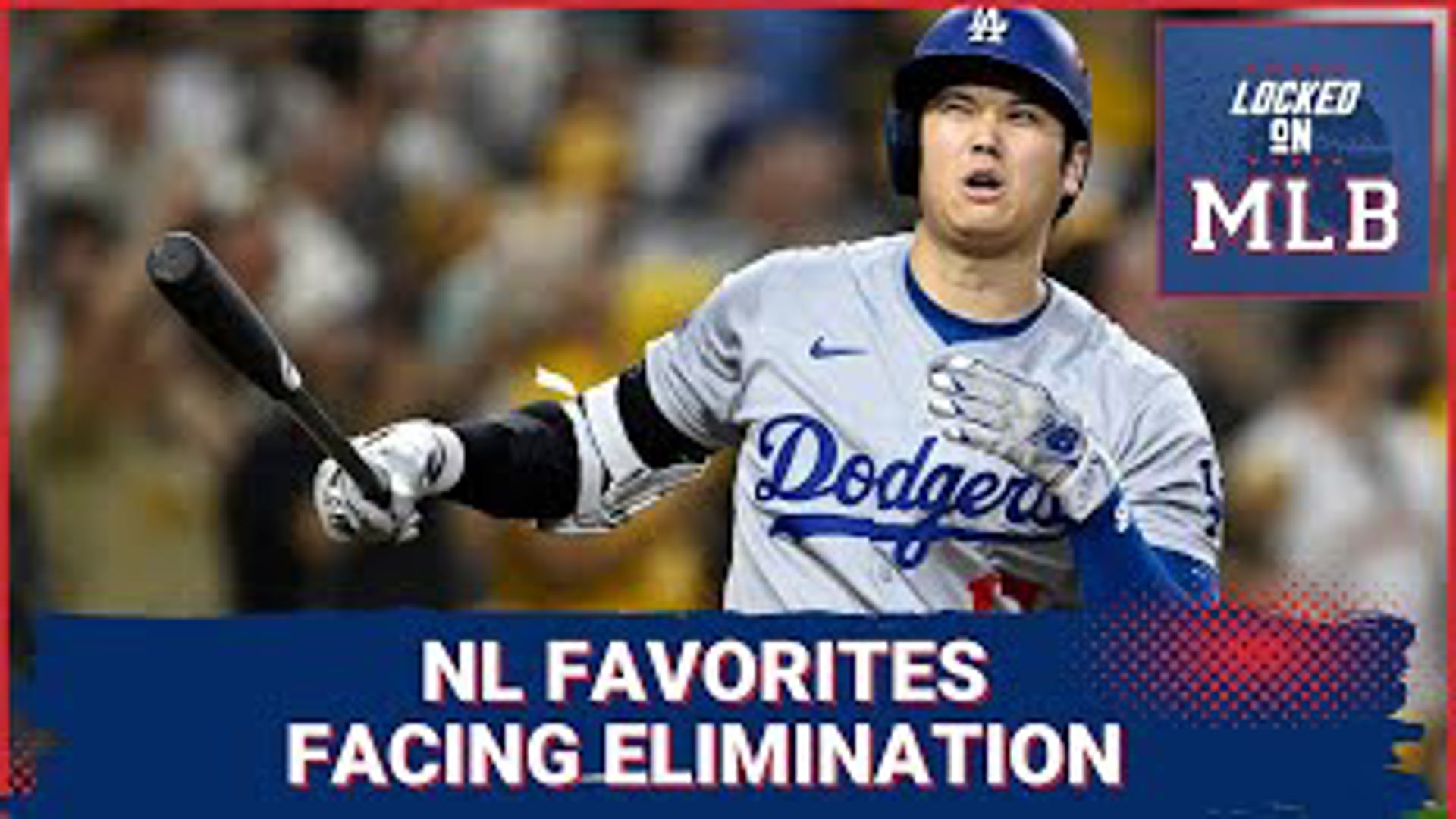 The Dodgers and Phillies were favored to make it to the NLCS.  Now they could be eliminated after the Mets and Padres came to play and slugged their way to victories