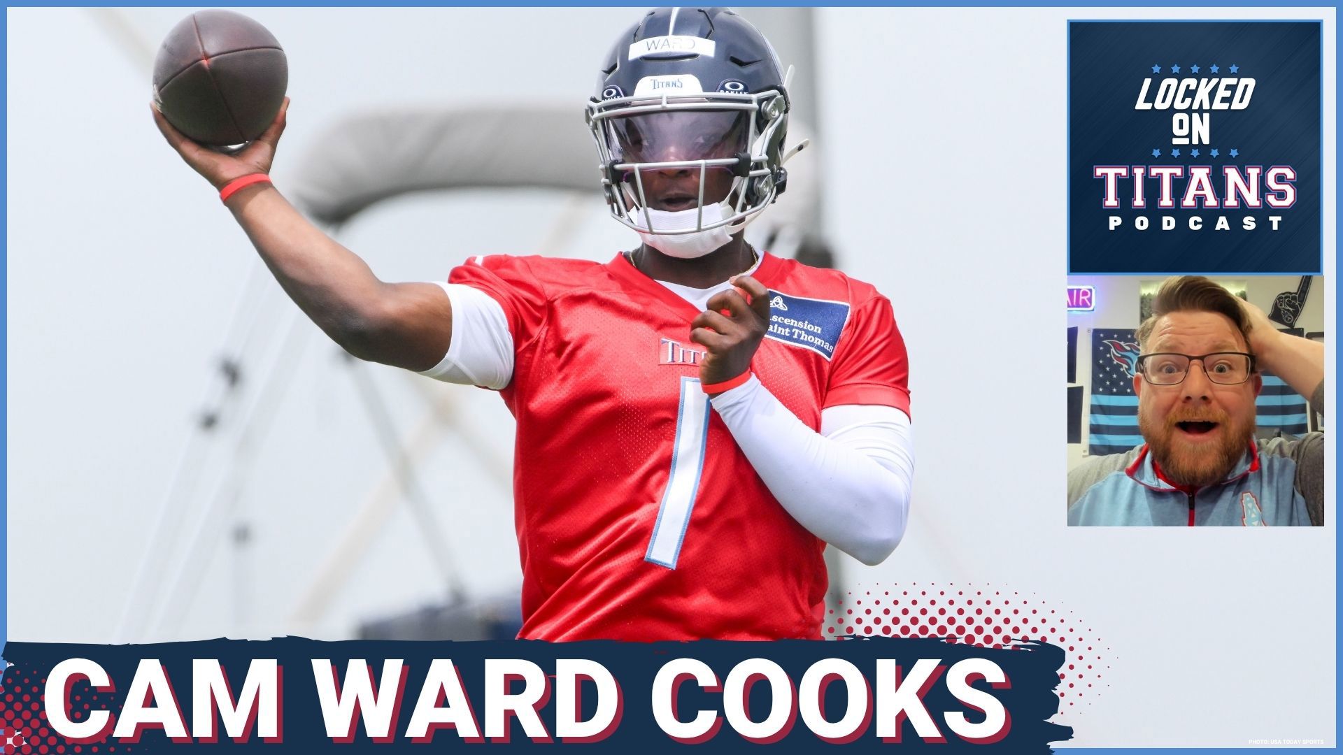 Cam Ward took Tennessee Titans OTAs by storm on Wednesday when he had a solid start showing his excellent timing, accuracy and ability to make an instant connection