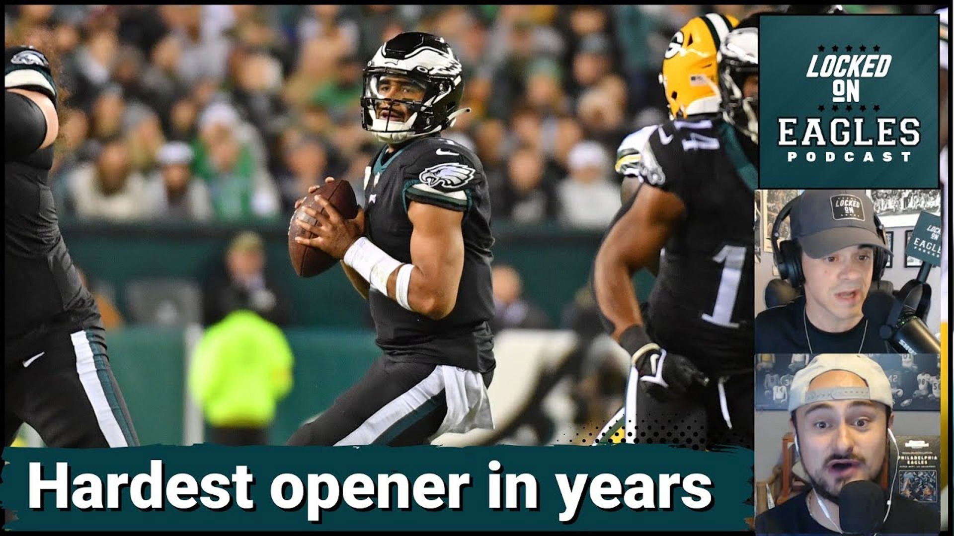 Is the Philadelphia Eagles 2024 season opener against the Green Bay Packers the most challenging first game in years?