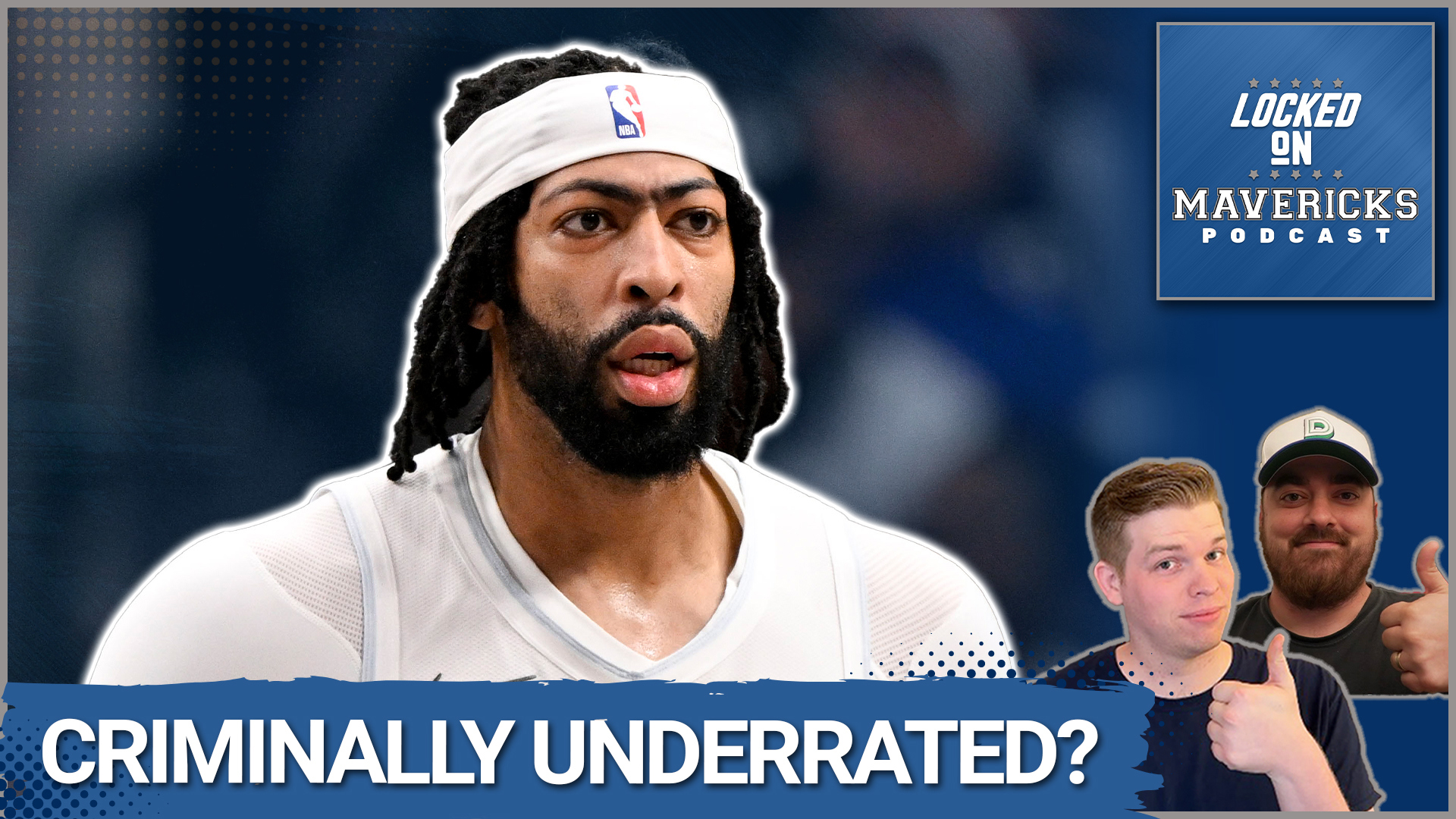This episode discusses Anthony Davis's ranking among NBA players, evaluating two-way vs. one-way players, and the potential impact of AD's return on the Mavericks.