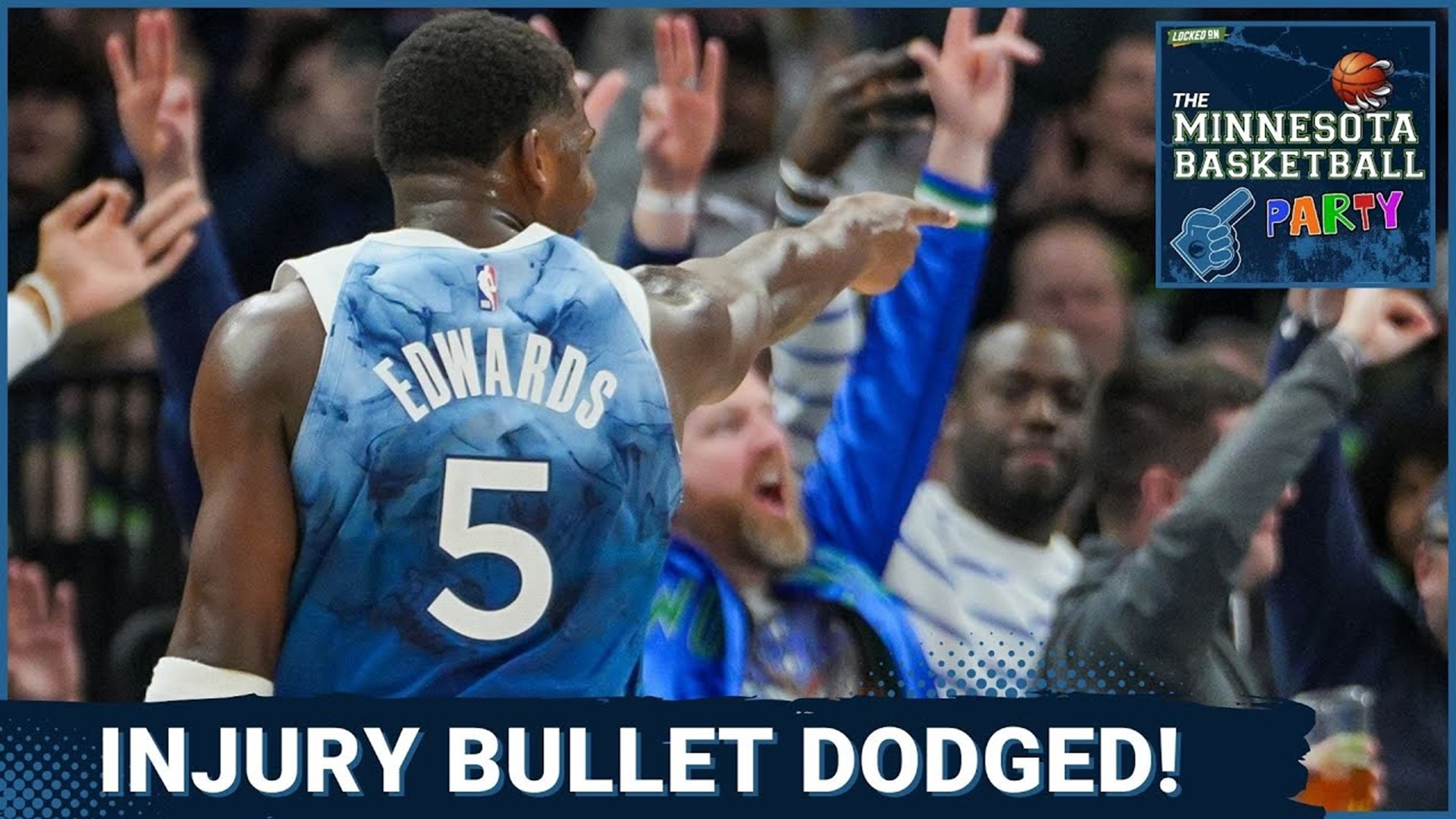 Anthony Edwards DODGES INJURY and DOMINATES the San Antonio Spurs - The Minnesota Basketball Party