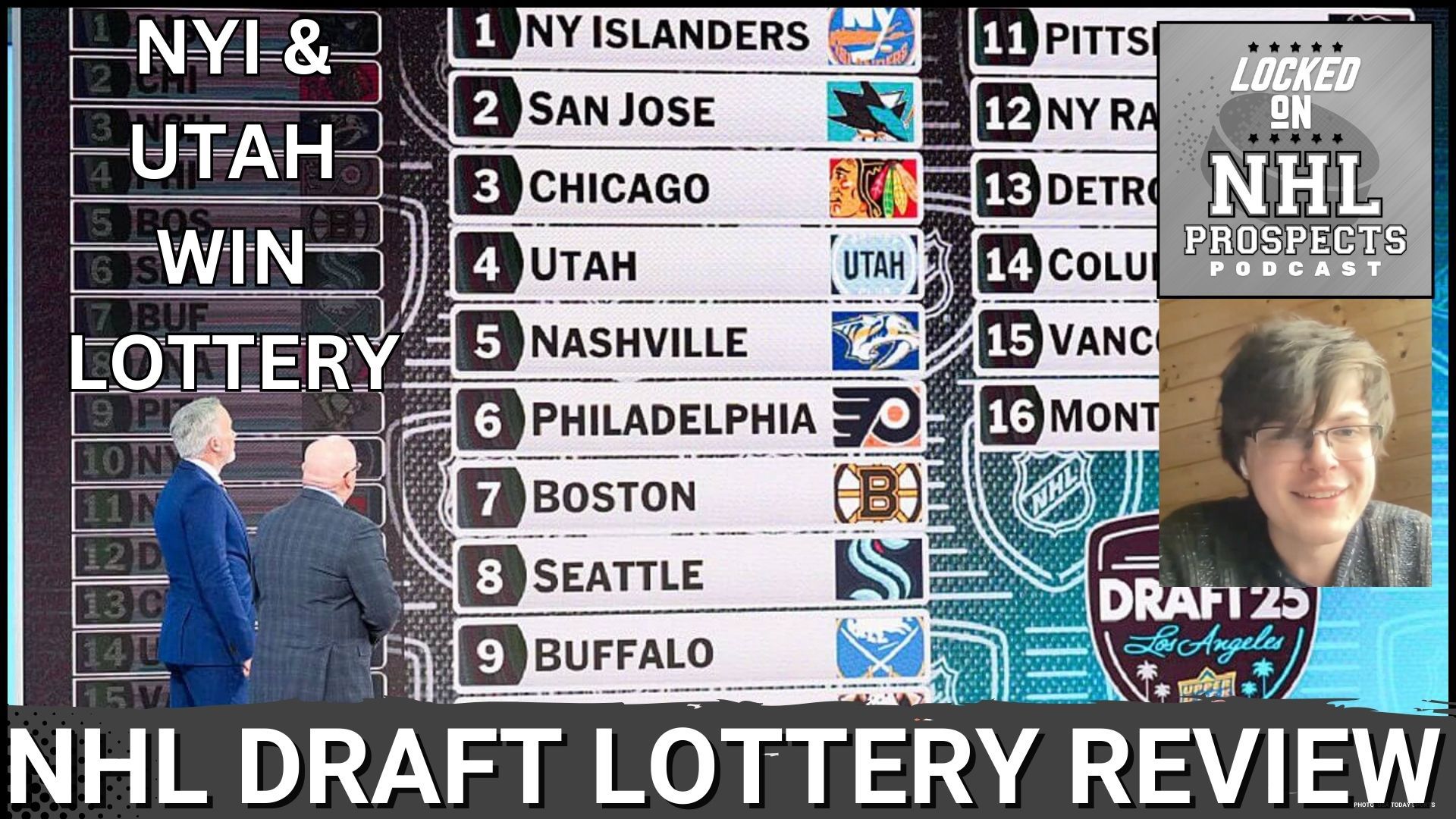 In this episode, we break down yesterday's NHL Draft Lottery, which saw both the New York Islanders and Utah Hockey Club climb massively to 1st and 4th overall.