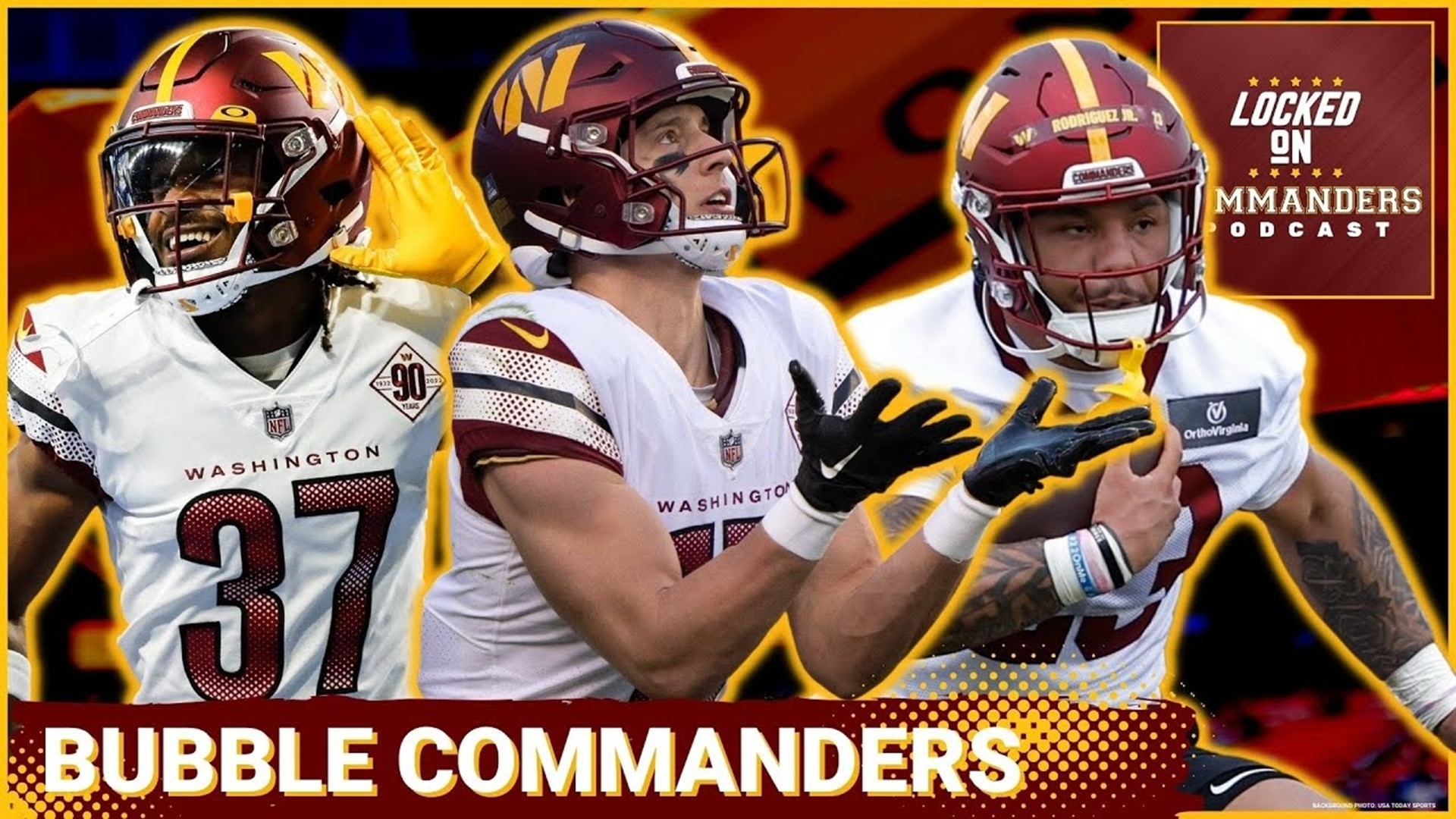 Washington Commanders players on the bubble include receiver Dax Milne, rookie running back Chris Rodriguez Jr., and cornerback Rachad Wildgoose.