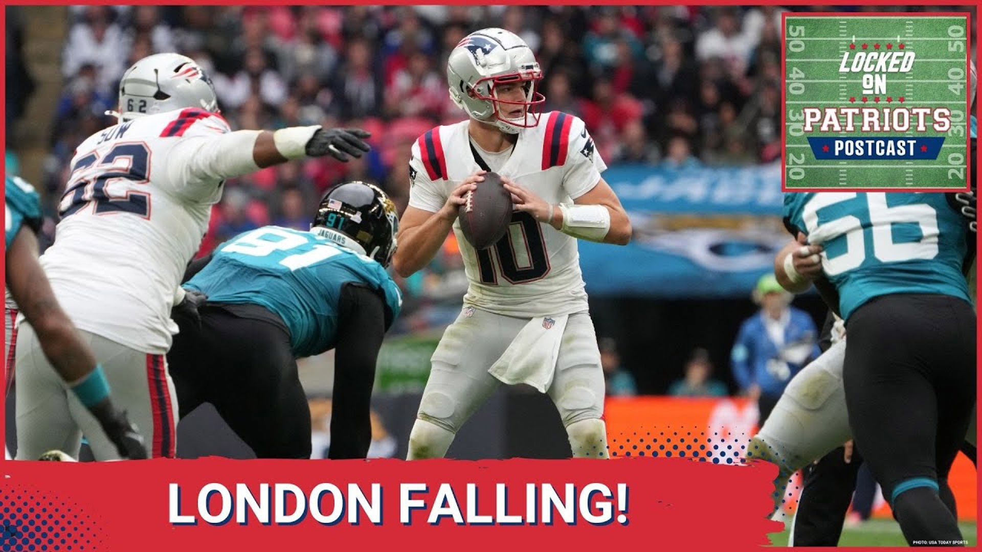 The New England Patriots got a rude welcome from the Jacksonville Jaguars on their trip to London. After taking a quick 10-0 lead, the Patriots defense got crushed.