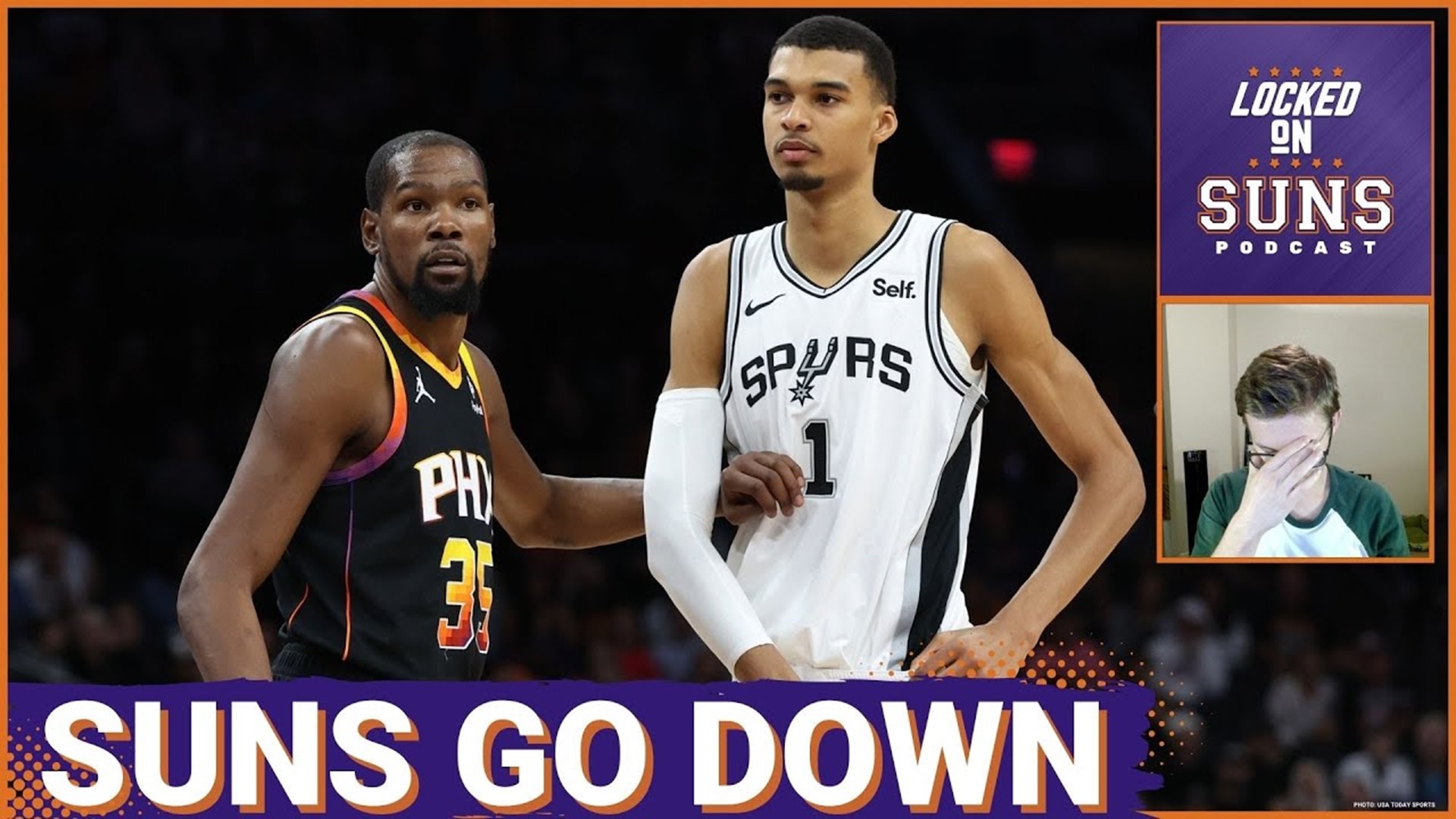 Kevin Durant and the Phoenix Suns lost to Victor Wembanyama and the San Antonio Spurs at home on Halloween.