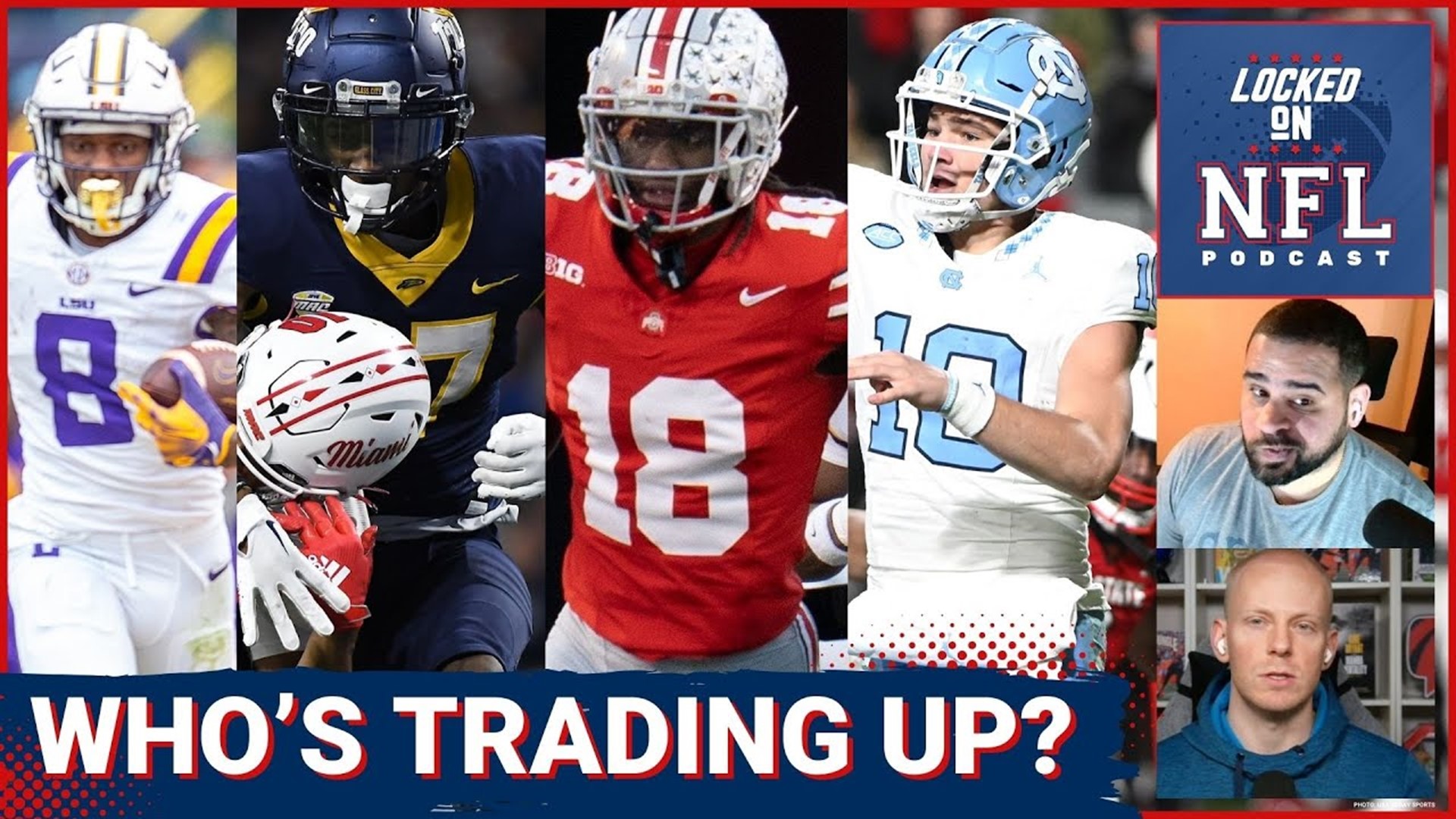 The NFL Draft is approaching, but which teams are most likely to make big trades in the first round? Chris Carter and James Rapien discuss
