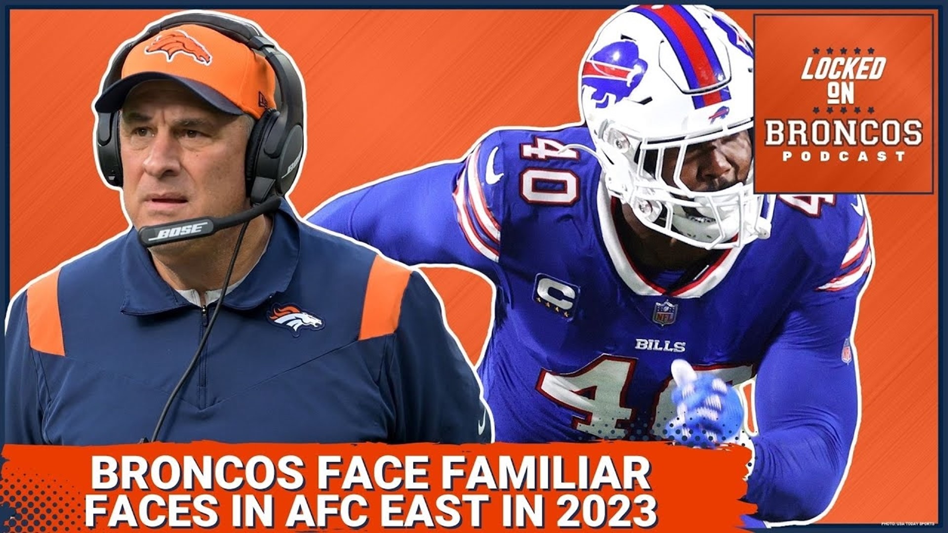 Denver Broncos face plenty of familiar faces in the AFC East in 2023