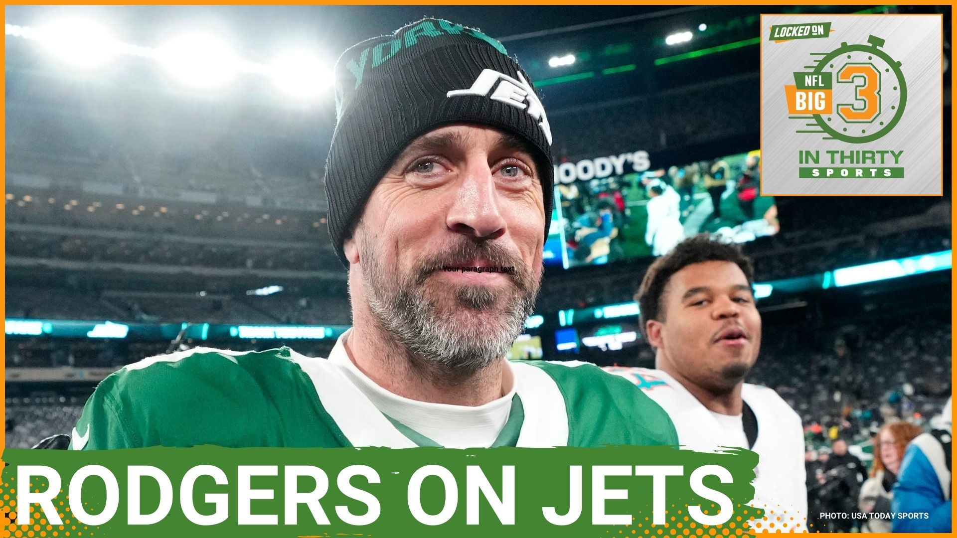 Aaron Rodgers talks about his time with the Jets and the Bills bring back cornerback Tre'Davious White. The Chargers talk draft strategy.