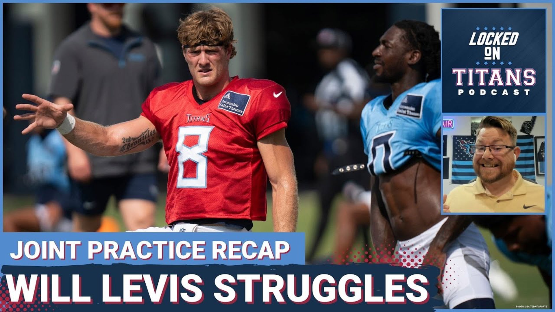 The Tennessee Titans wrapped up their joint practices with the Seattle Seahawks on Thursday and it was not a great showing for Will Levis