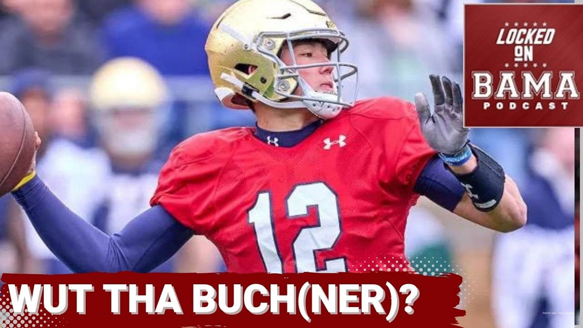 Notre Dame quarterback transfer Tyler Buchner works out for Alabama ... Is this good?