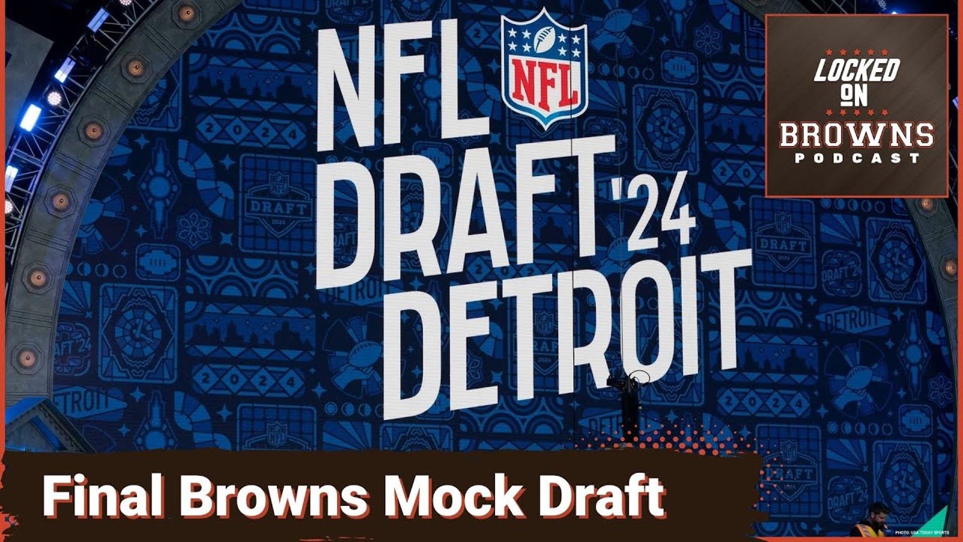 Host Jeff Lloyd delivers his final Browns mock draft before the draft kicks off on Thursday.