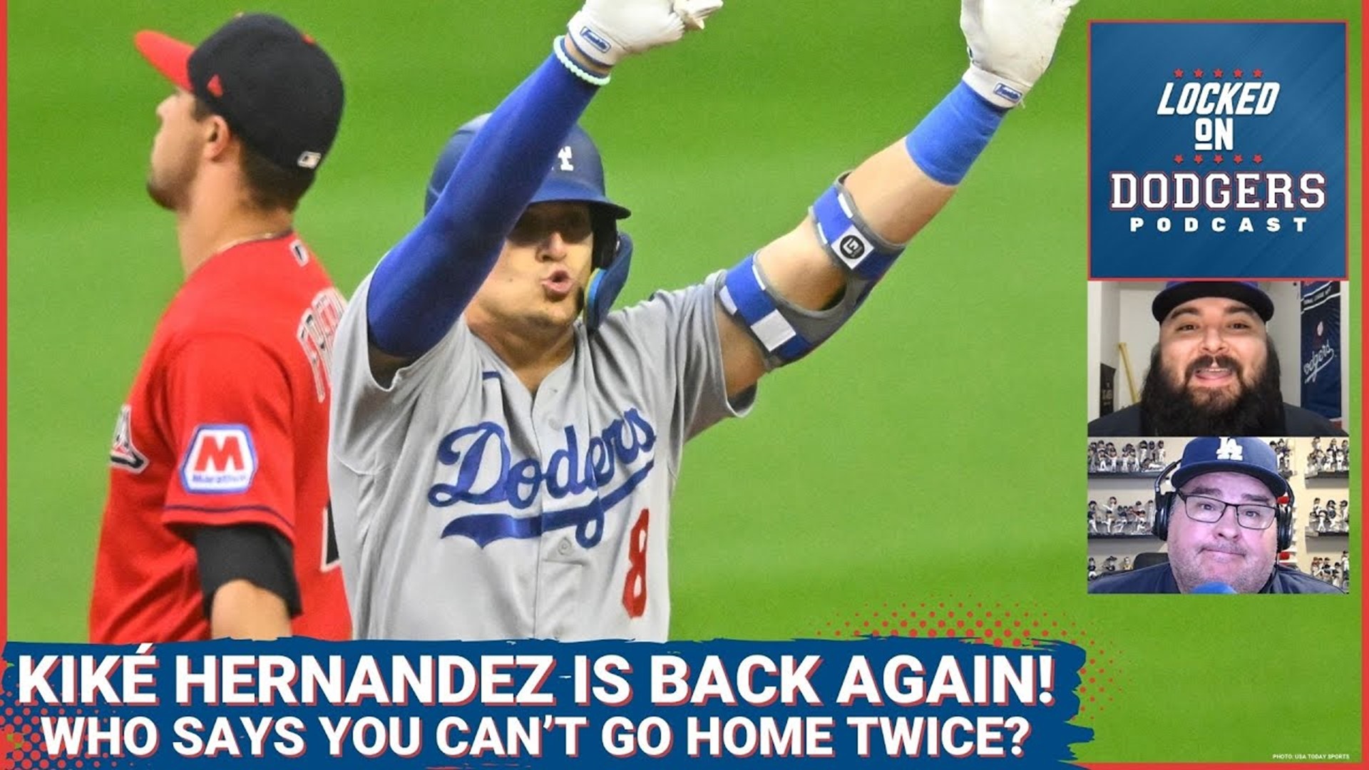 The Los Angeles Dodgers were busy on Monday morning, first trading Manuel Margot to the Twins and then re-signing Kiké Hernández to a one-year deal.