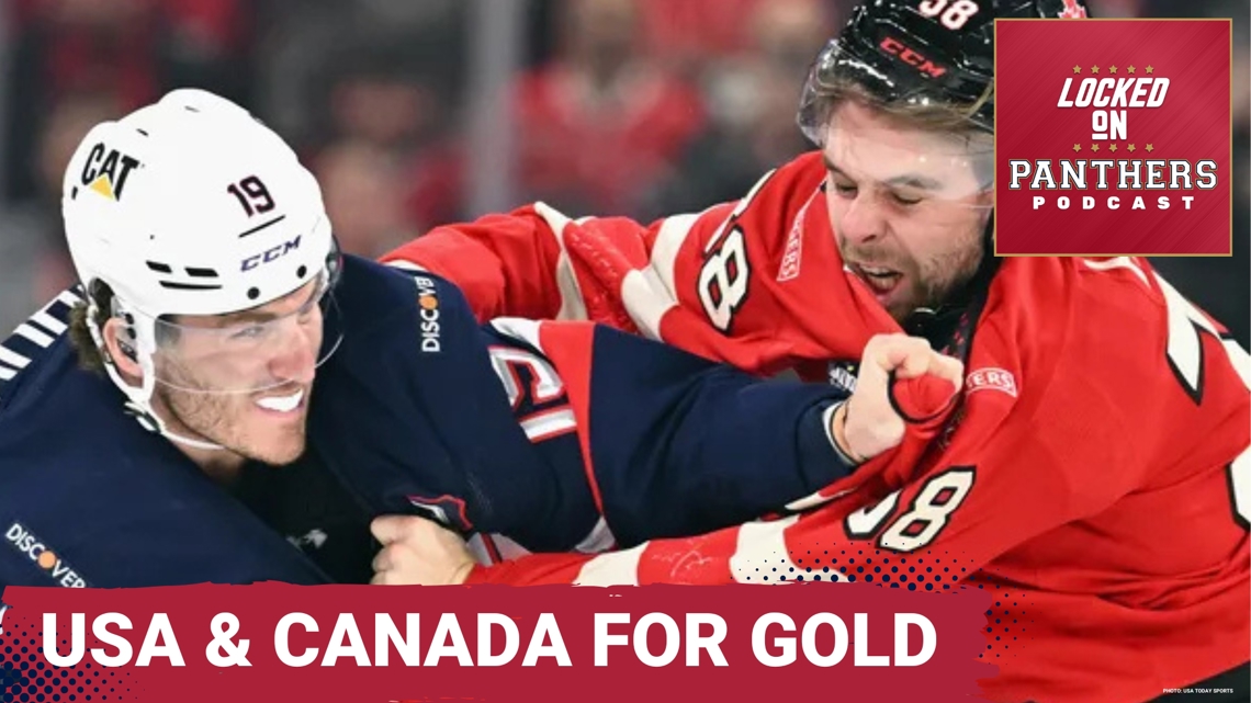 FOR GLORY: USA and Canada face-off for Olympic Gold & Seven Panthers will take home medals!