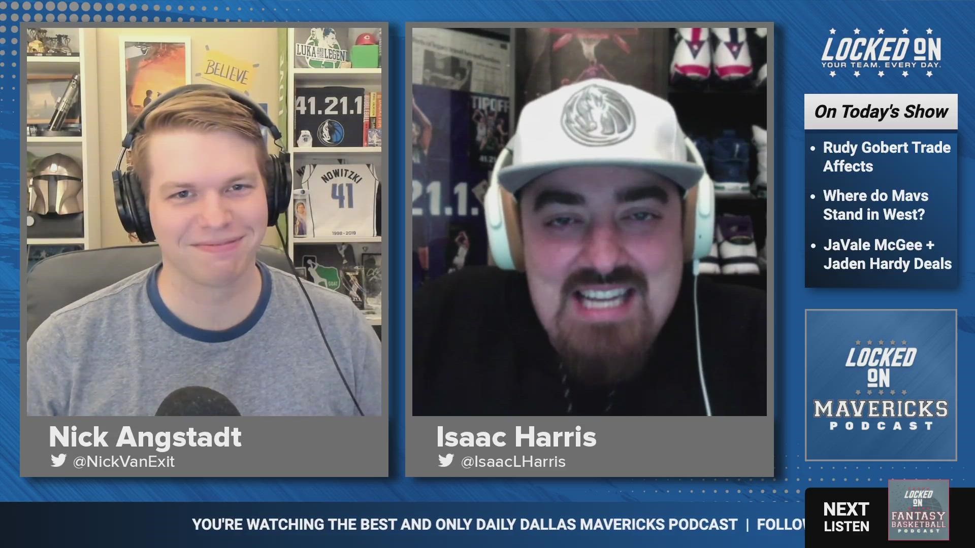 Nick Angstadt & Isaac Harris discuss the JaVale McGee & Jaden Hardy signing news and why it's so good for the Mavs. Then they discuss the Rudy Gobert trade.