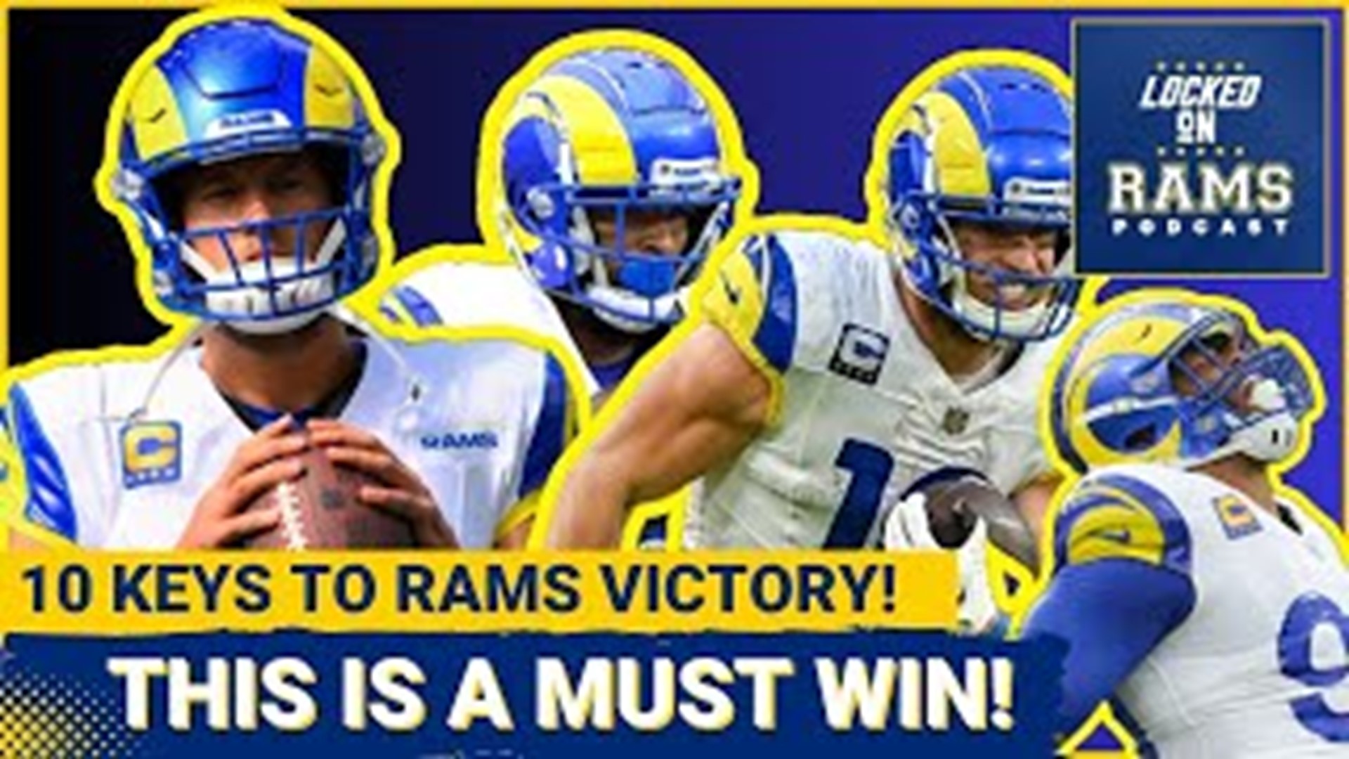 The Los Angeles Rams head to the meadowlands to take on the New York football Giants in a game that carries huge playoff implications for LA.