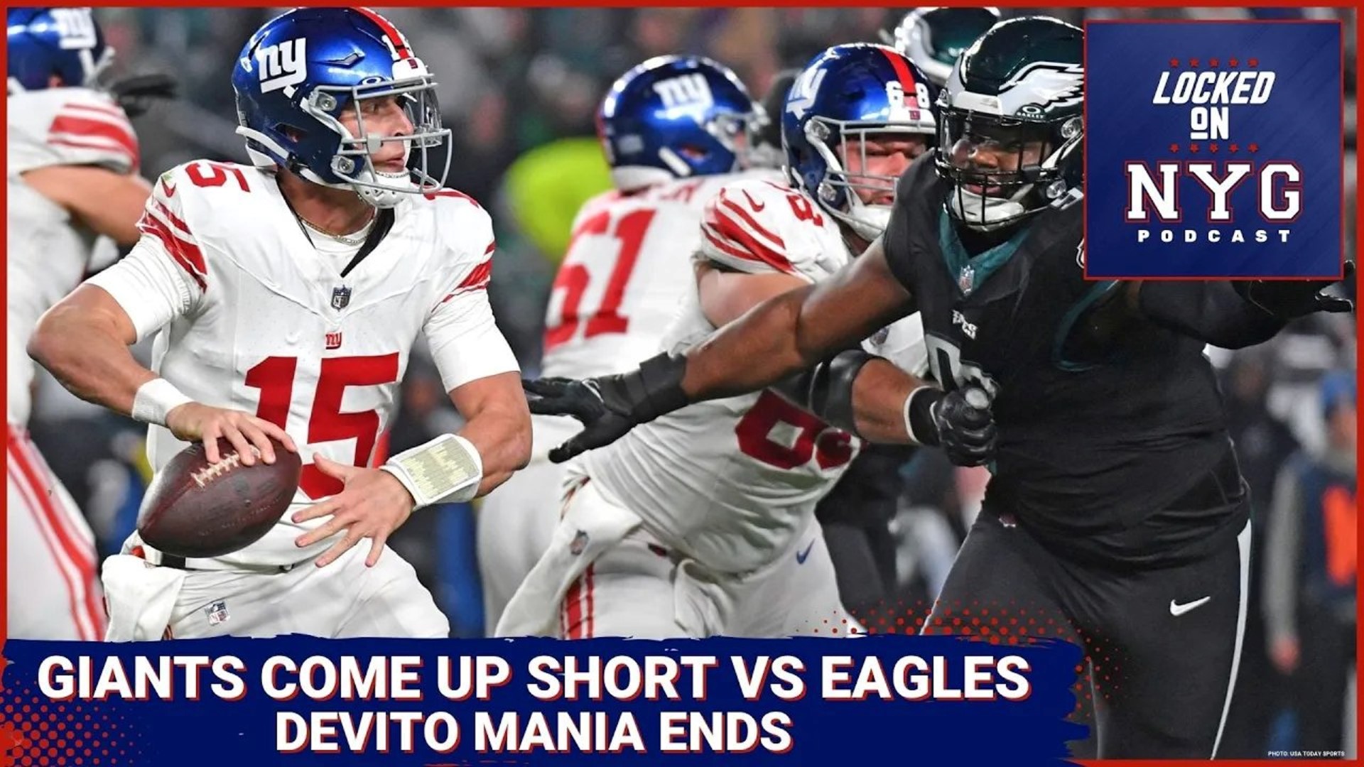 New York Giants Fall Short To Eagles As DeVito Mania Ends ...