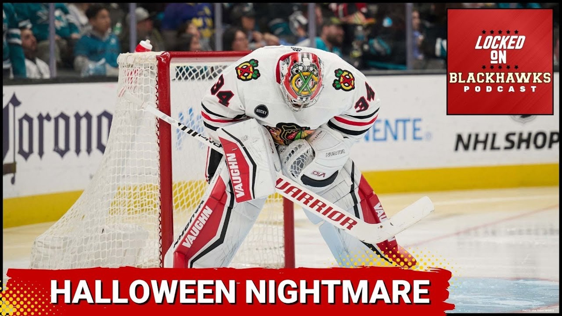 Friday's episode begins with a recap of the Chicago Blackhawks' frustrating 3-2 loss to the San Jose Sharks on Halloween night.