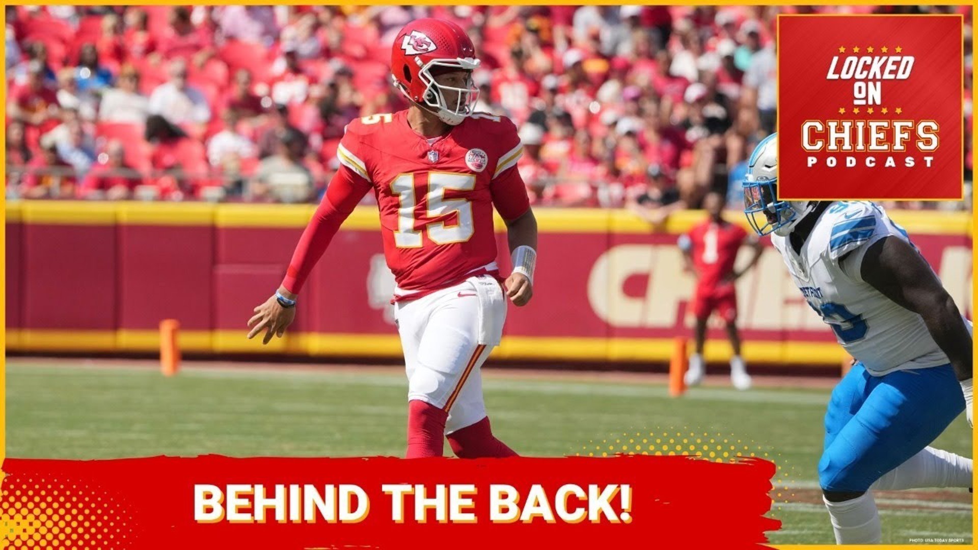 Kansas City Chiefs QB Patrick Mahomes completed a behind-the-back pass to Travis Kelce for a first down in Saturday's preseason game!