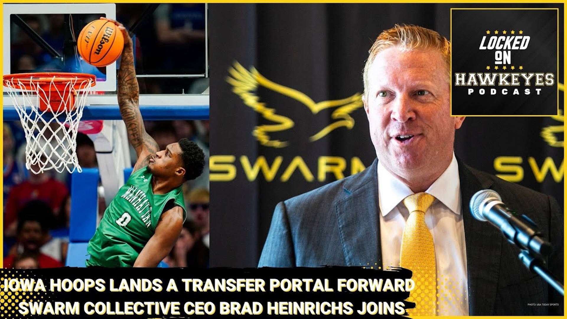 Iowa Hoops adds another player from the portal, Hawkeye Swarm CEO Brad Heinrichs joins