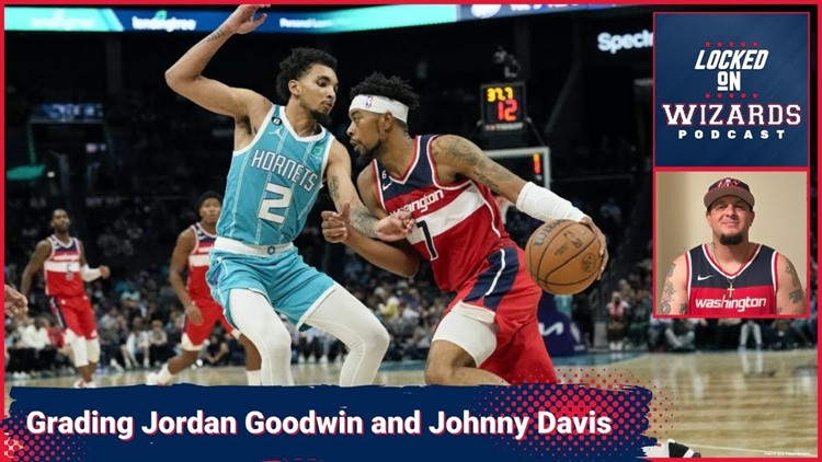 What did Jordan Goodwin and Johnny Davis grade at season's end?