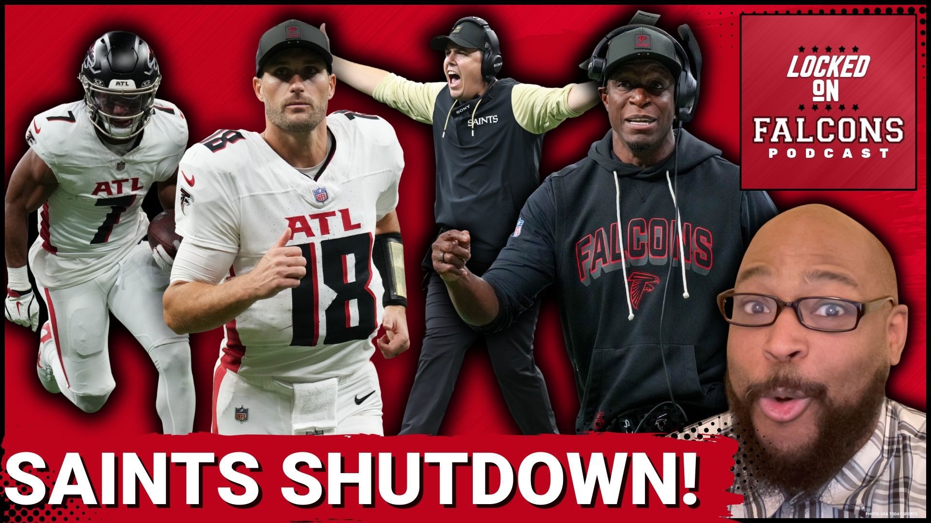 Falcons Rivalry Atlanta Falcons Stop Skid Against New Orleans Saints | Kirk Cousins and ...