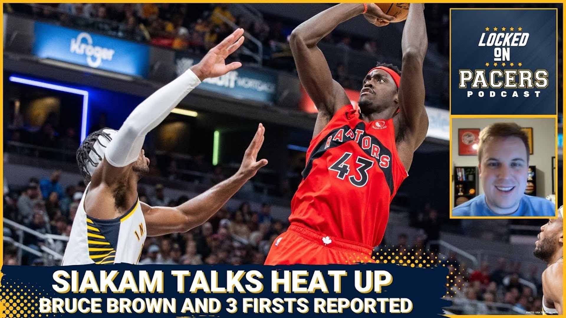 Indiana Pacers reportedly talk Pascal Siakam trade with Toronto Raptors. Bruce Brown, three 1sts