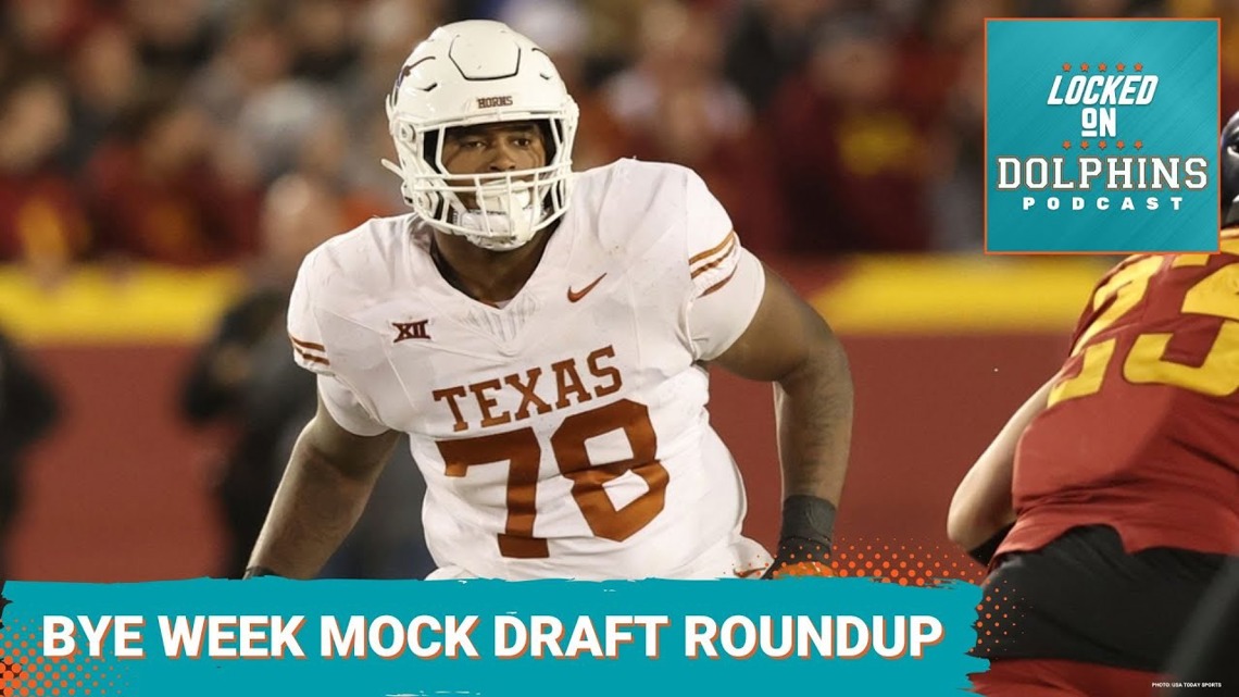 2025 NFL Mock Draft Roundup Has Dolphins Heavy On Offensive Linemen