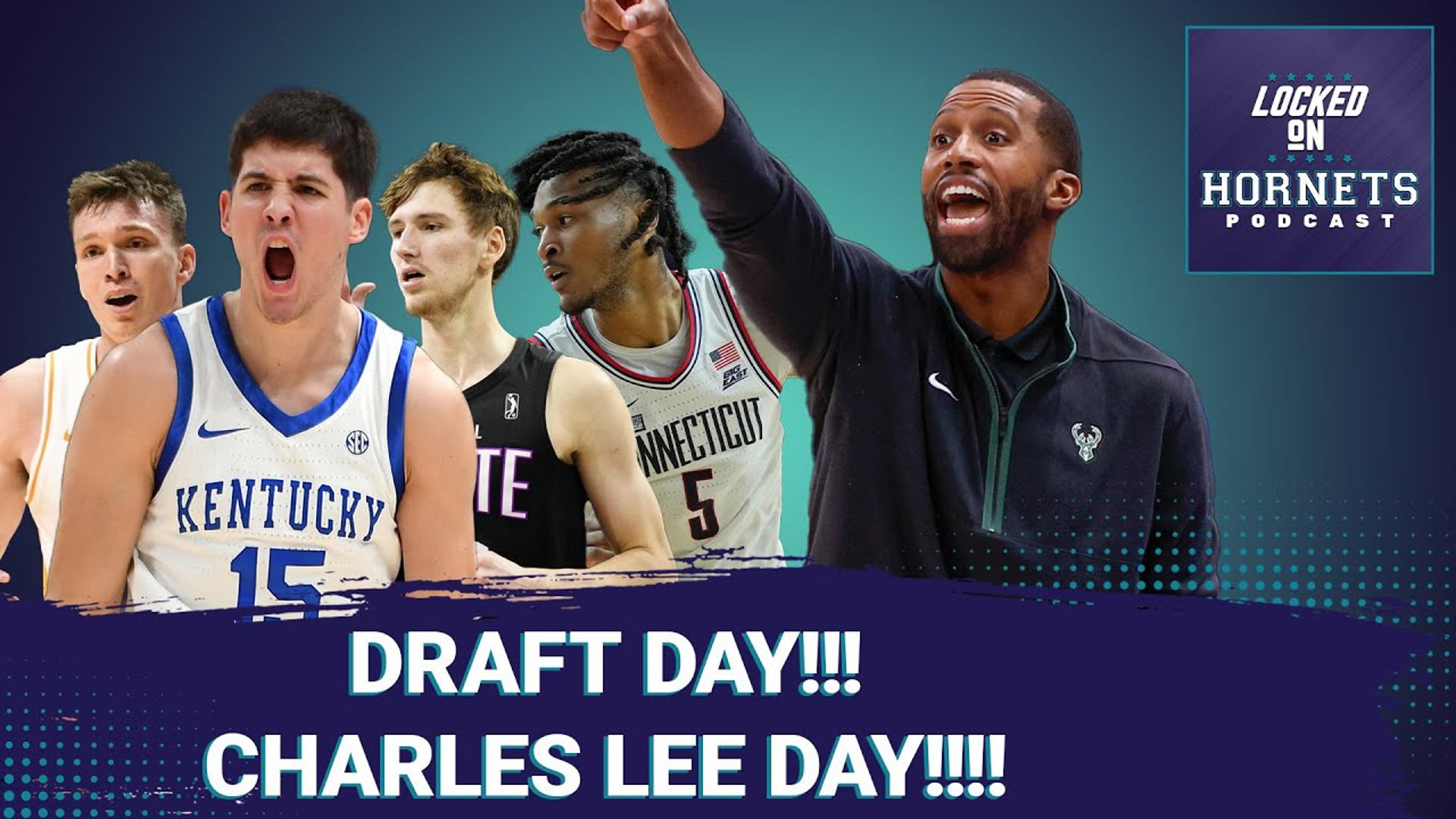 Draft Day!!! What will the Charlotte Hornets do + Charles Lee introduced as Hornets Head Coach