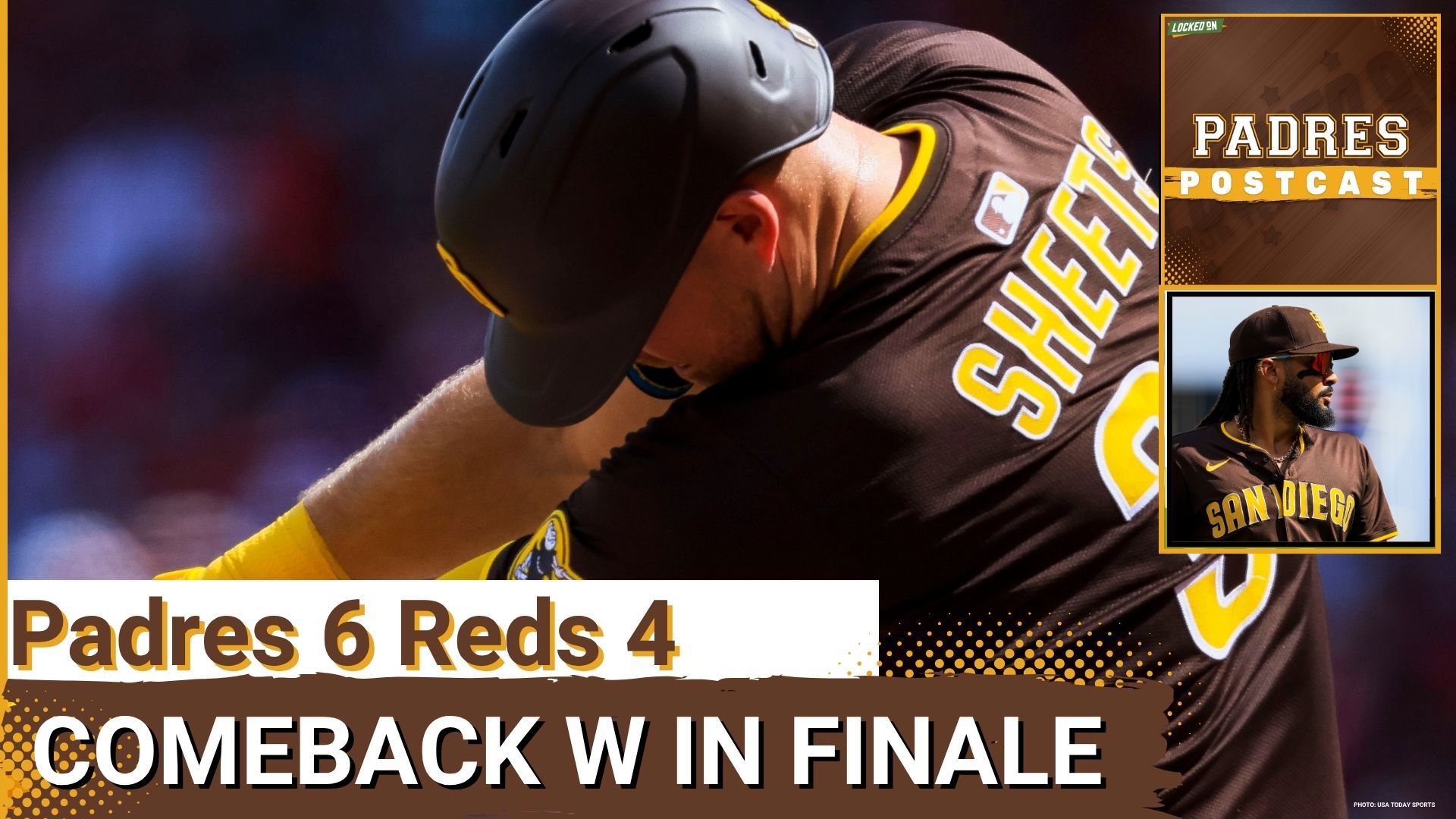 Gavin Sheets hit a 3-run go-ahead home run in the 7th, 1 of 3 long balls hit by the Pads. Sheets had 3 hits. The SD bullpen worked 4 2/3 scoreless innings.