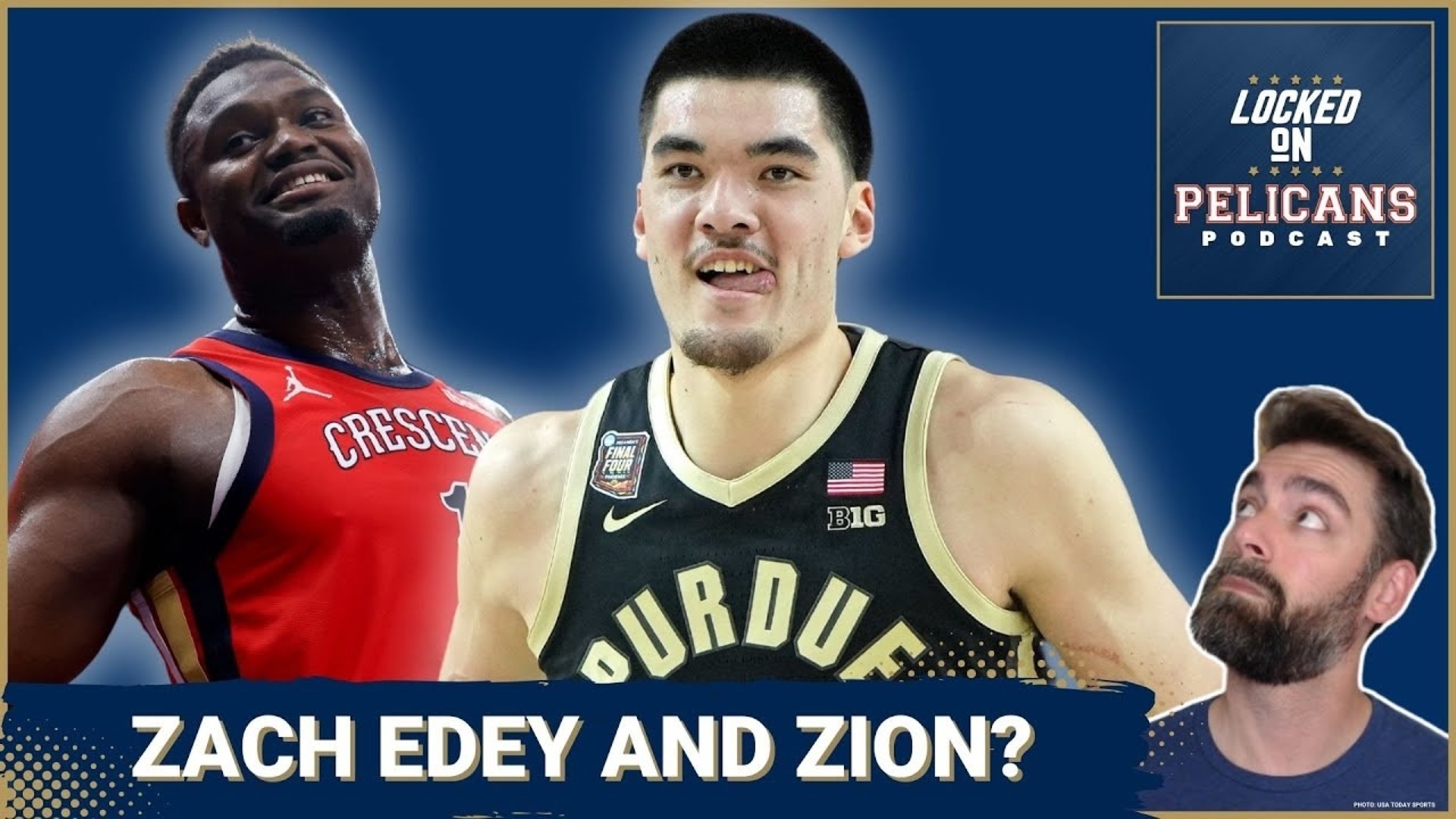 Here's how Zach Edey would fit next to Zion Williamson on the New