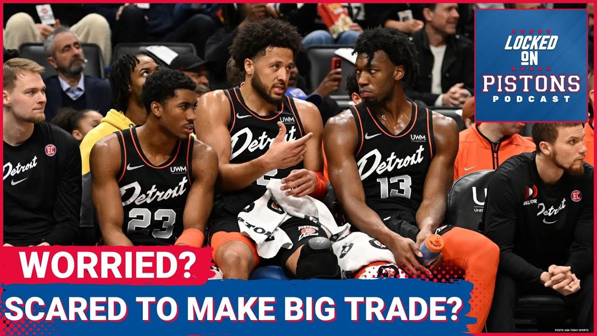 The Detroit Pistons will be making many changes this offseason, but some fans seem concerned about potentially trading away young talent in fear of capping this team