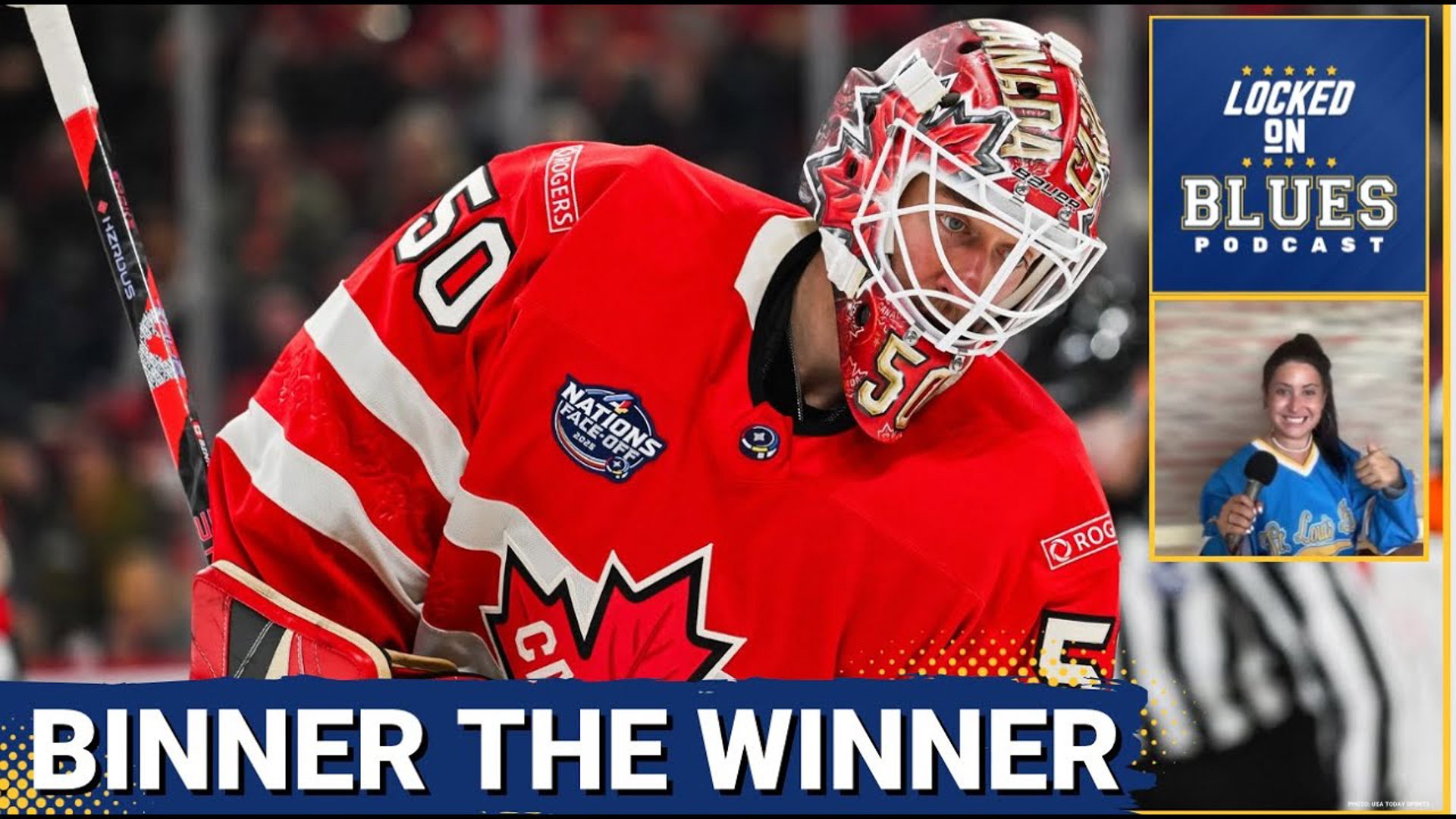 Jordan Binnington Played an Outstanding Game for Team Canada in the 4