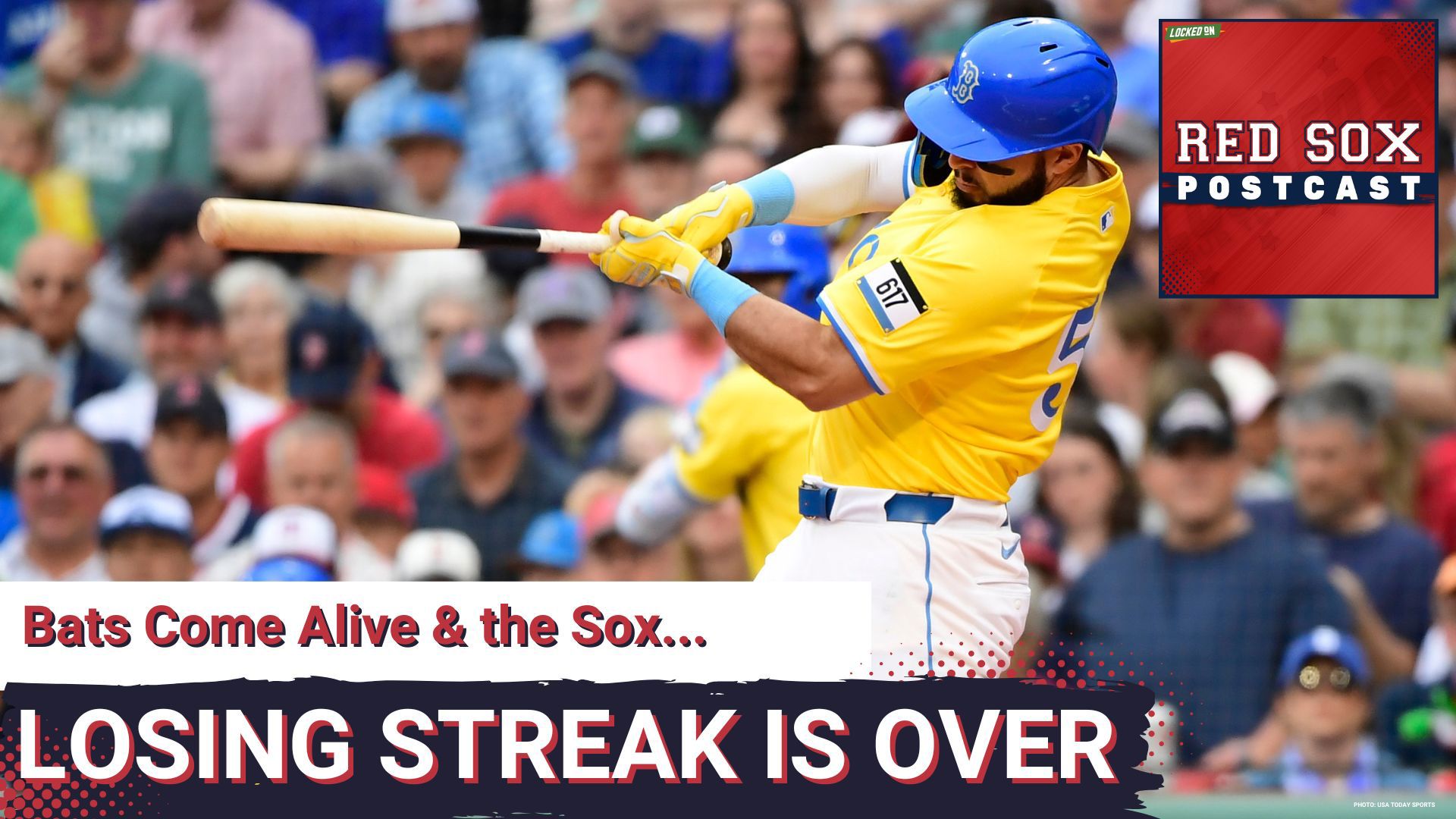 The Red Sox collected 18 hits and ended their season-high 6-game losing streak with their 15-1 win over the Blue Jays Saturday afternoon at Fenway Park.