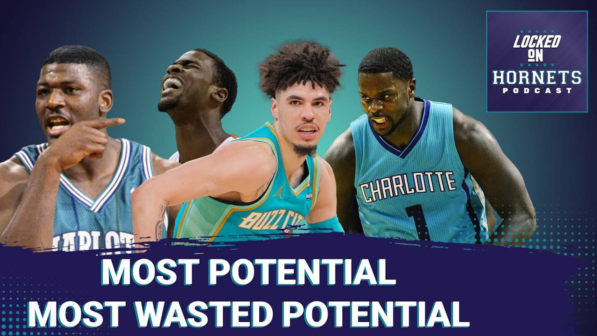 Which Charlotte Hornets had the most potential & most wasted potential?