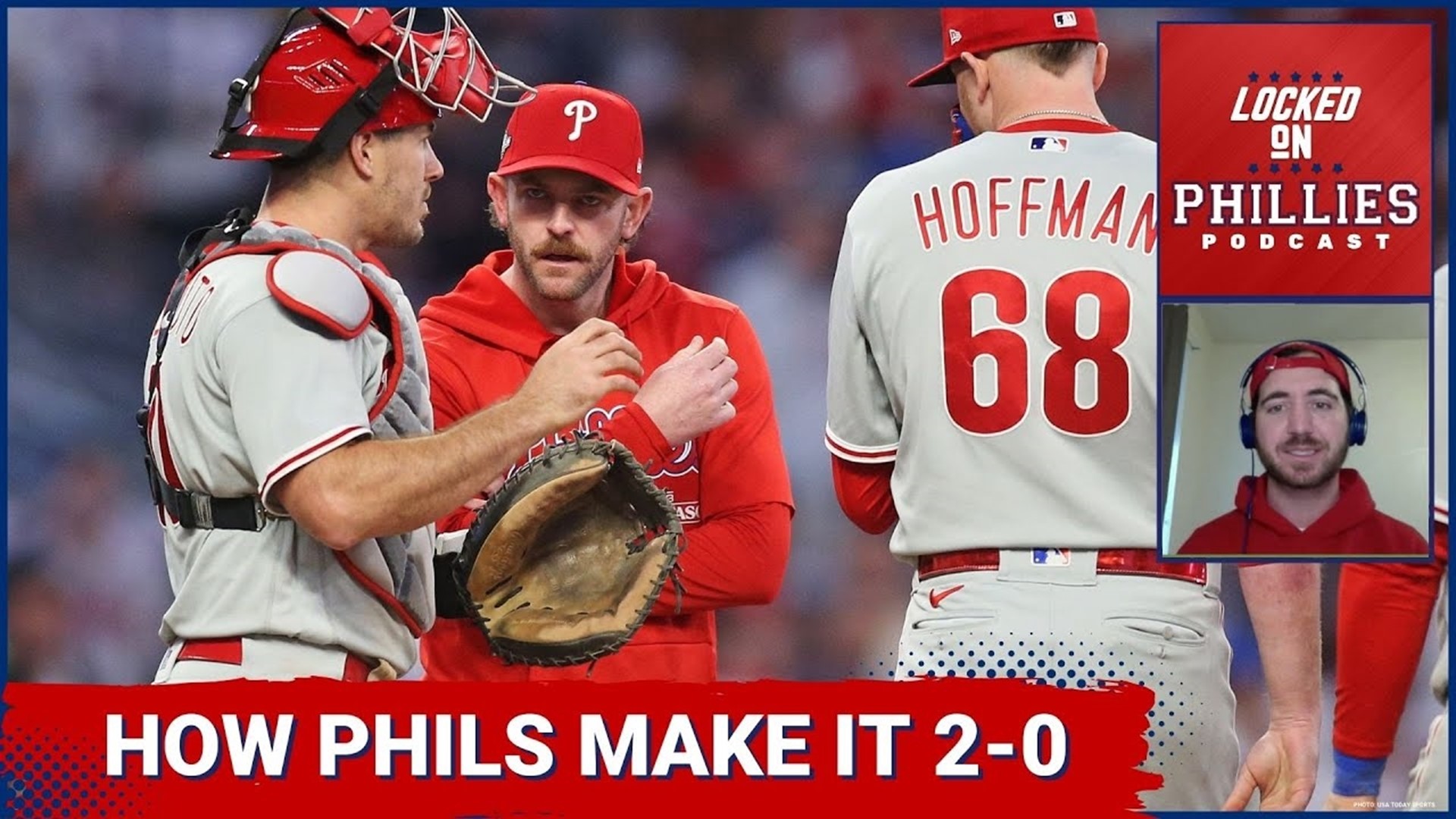 Harper homers, Phillies shut down slugging Braves 3-0 in Game 1 of