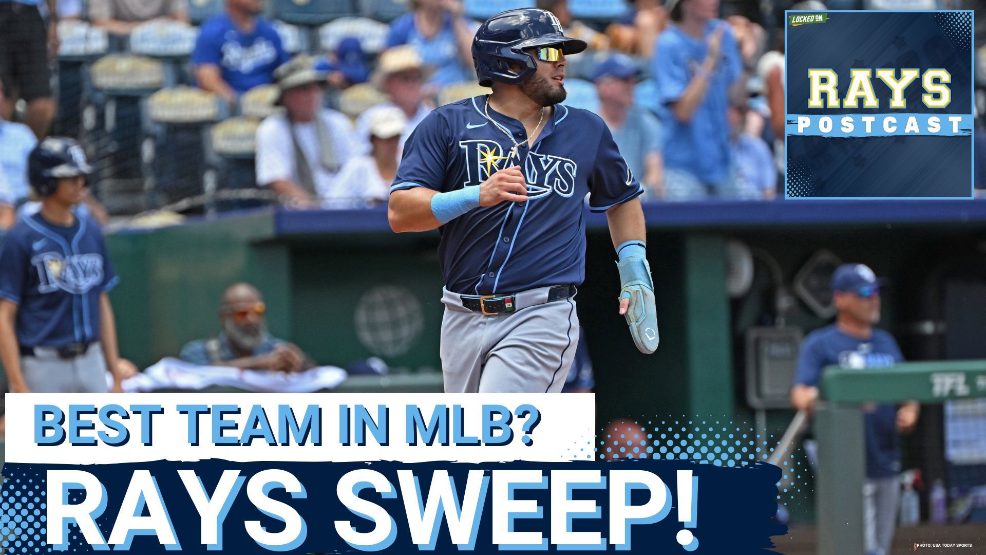 The Tampa Bay Rays complete the sweep of the Royals, winning 4-0.