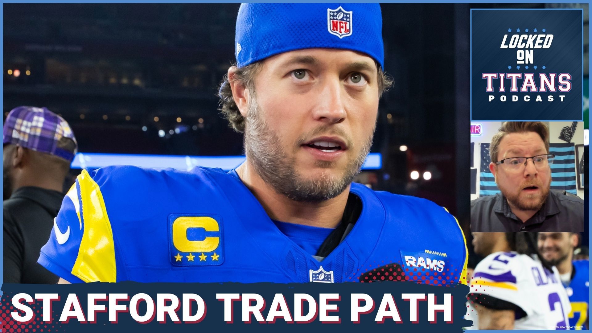 The Tennessee Titans are in the market for a quarterback and this week Matthew Stafford became more available.
