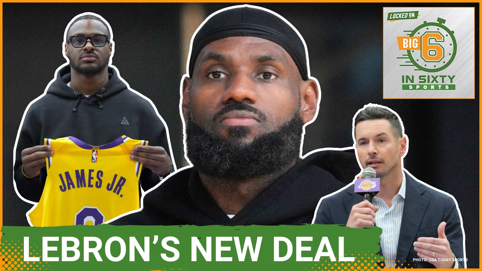 LeBron James signs a two-year extension with the Lakers, while Donovan Mitchell gets three years from the Cavs. The NFL suspends safety Tashaun Gipson.