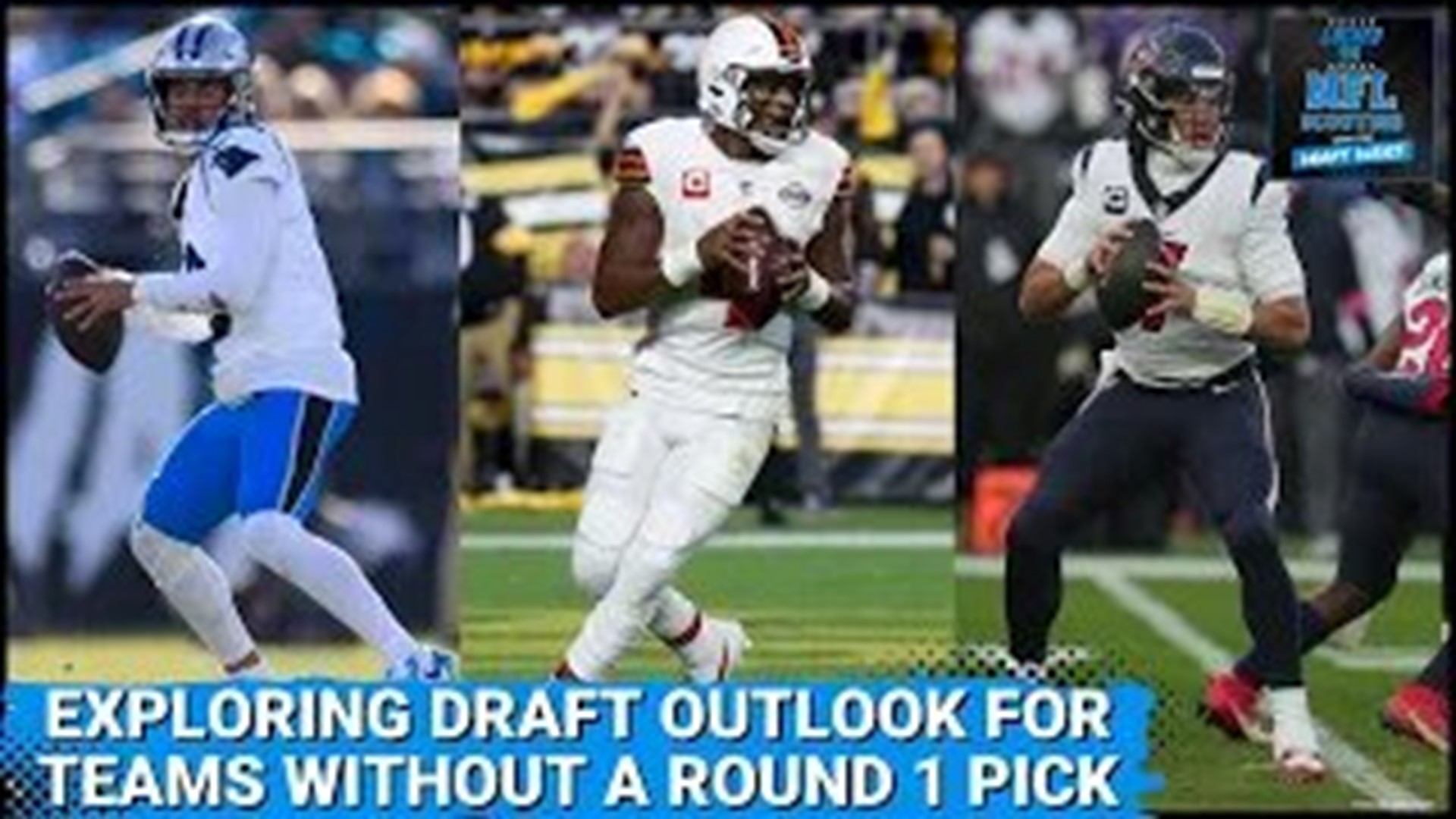 Just because a team doesn’t have a first round pick, it doesn’t make the event meaningless. As things currently stand, the Panthers, Browns and Texans have no 1st.