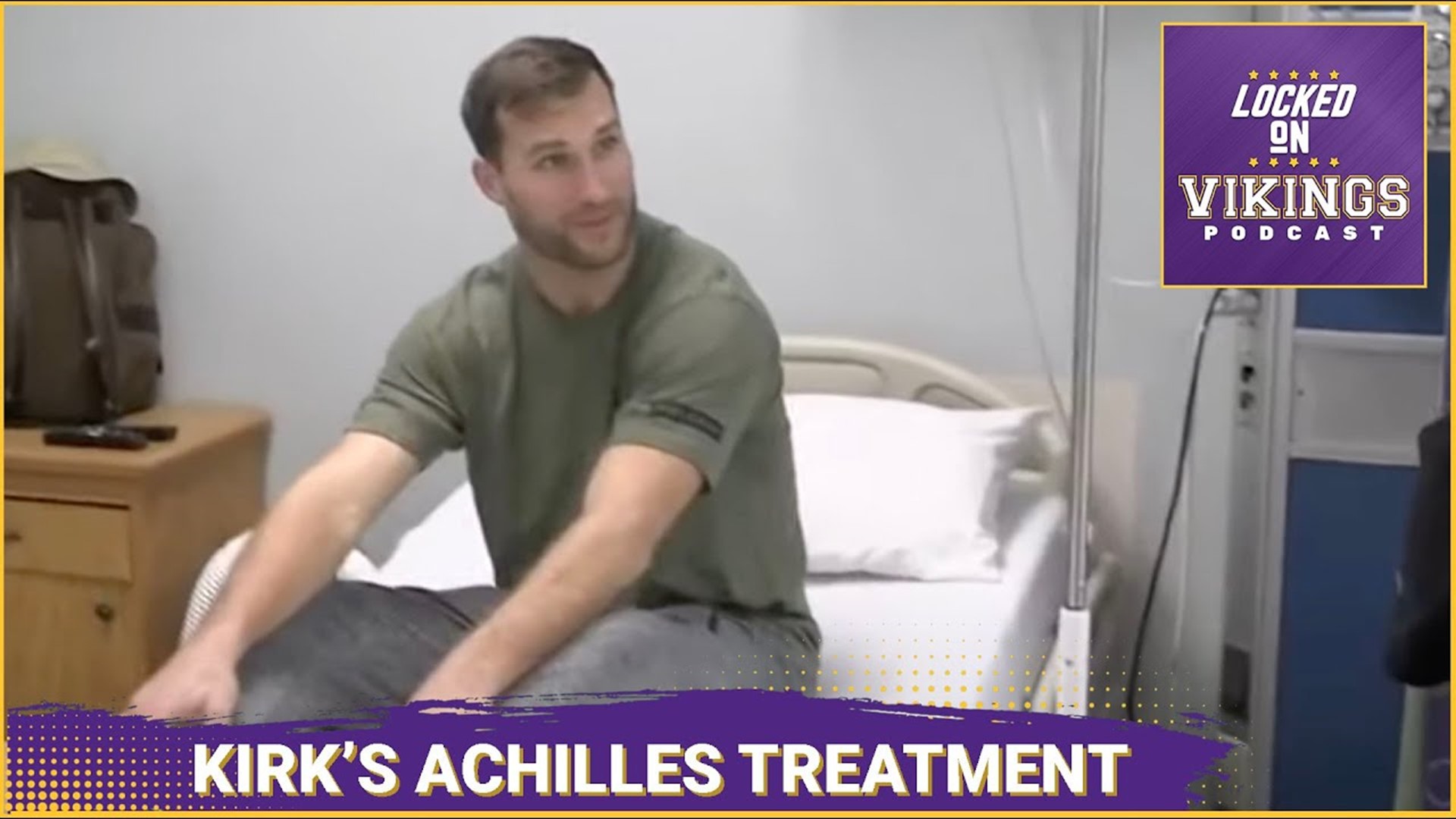 Kirk Cousins plans to be ready for OTAs in the spring after Achilles