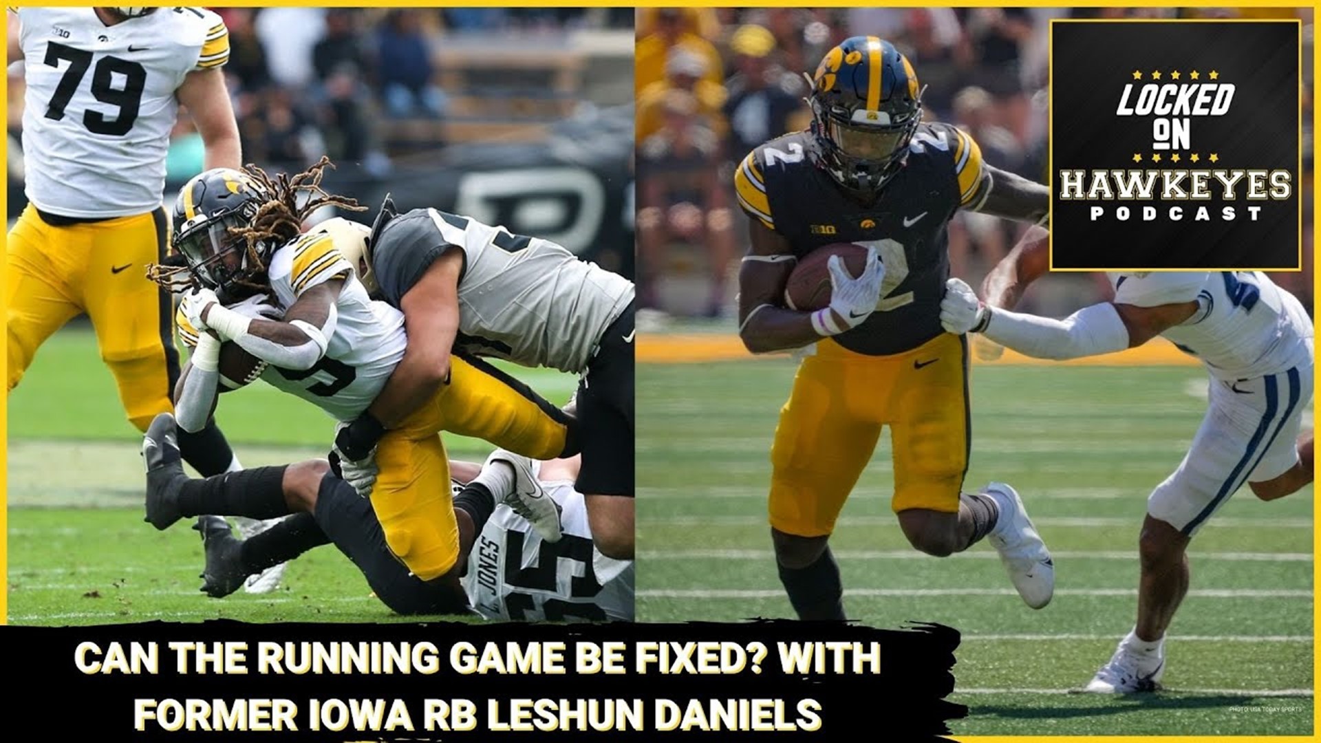 Iowa Football: What can be done to fix the running game with former Iowa running back LeShun Daniels