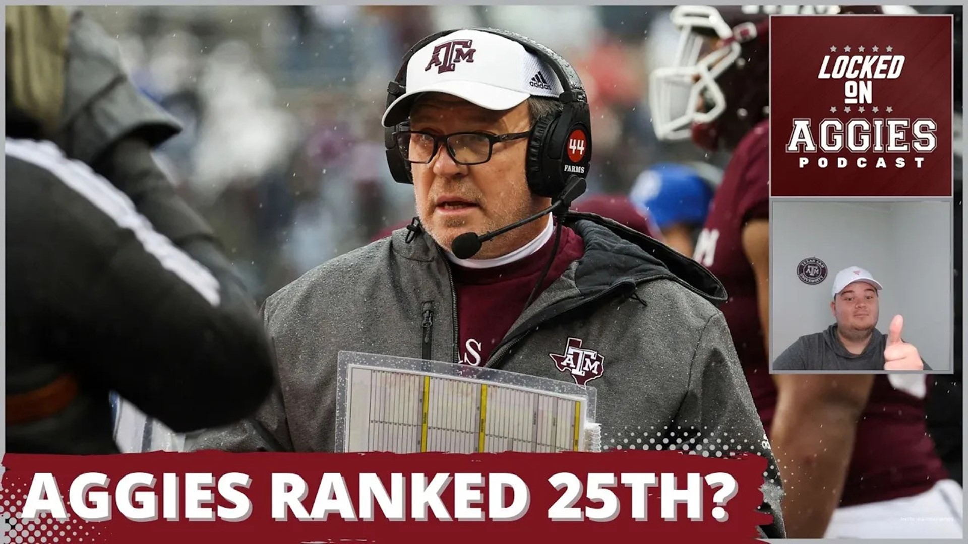 On this episode of Locked On Aggies, host Andrew Stefaniak talked about why the Texas A&M Aggies were ranked 25th in the preseason coaches poll. Stefaniak believes