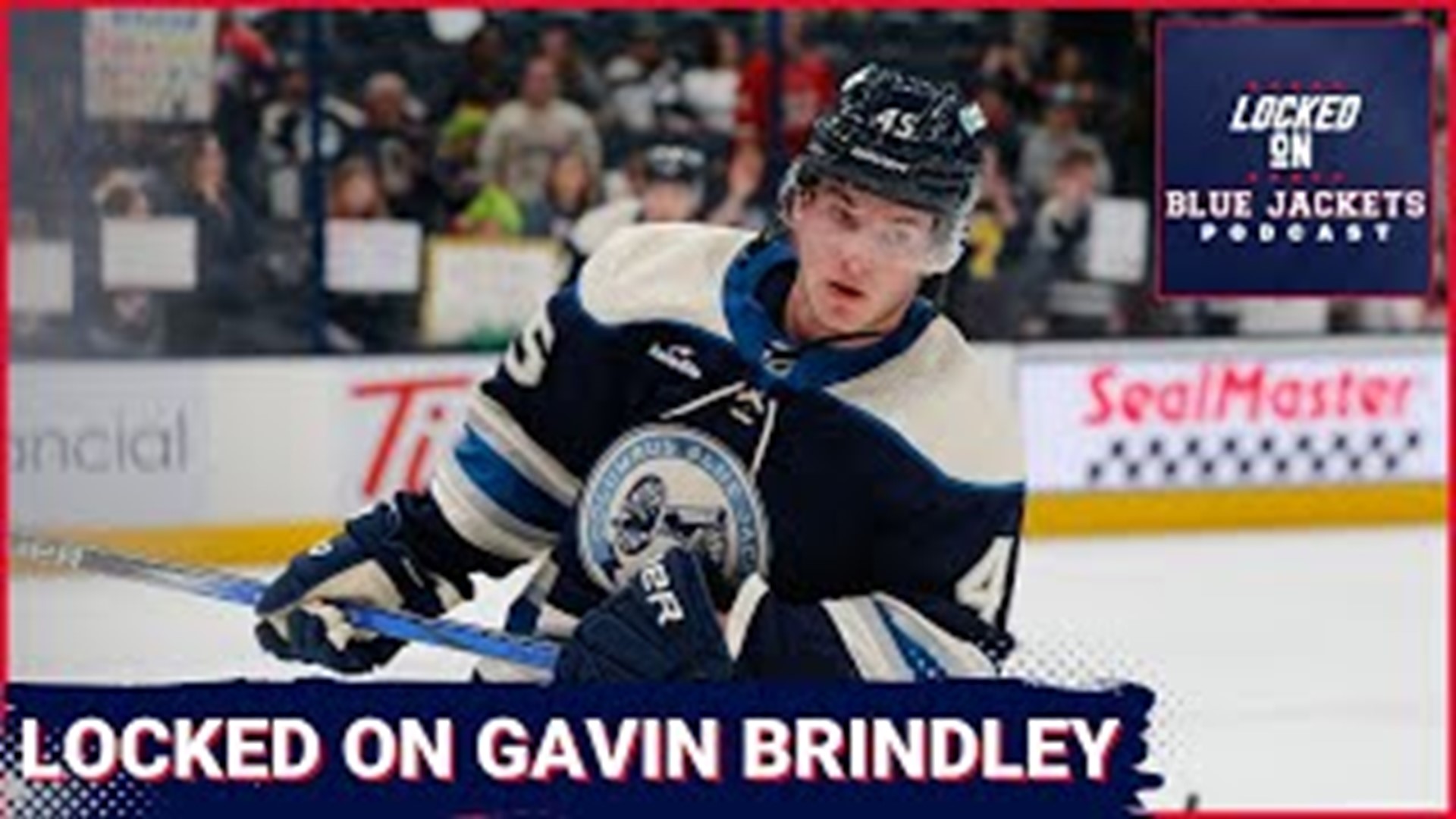 Gavin Brindley didn't have a flashy debut with the Blue Jackets, but it was very quietly solid, showing strong defensive skills, energy and pace.