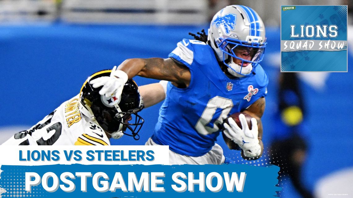 LIONS SQUAD SHOW: Detroit Lions vs Pittsburgh Steelers | Postgame Show