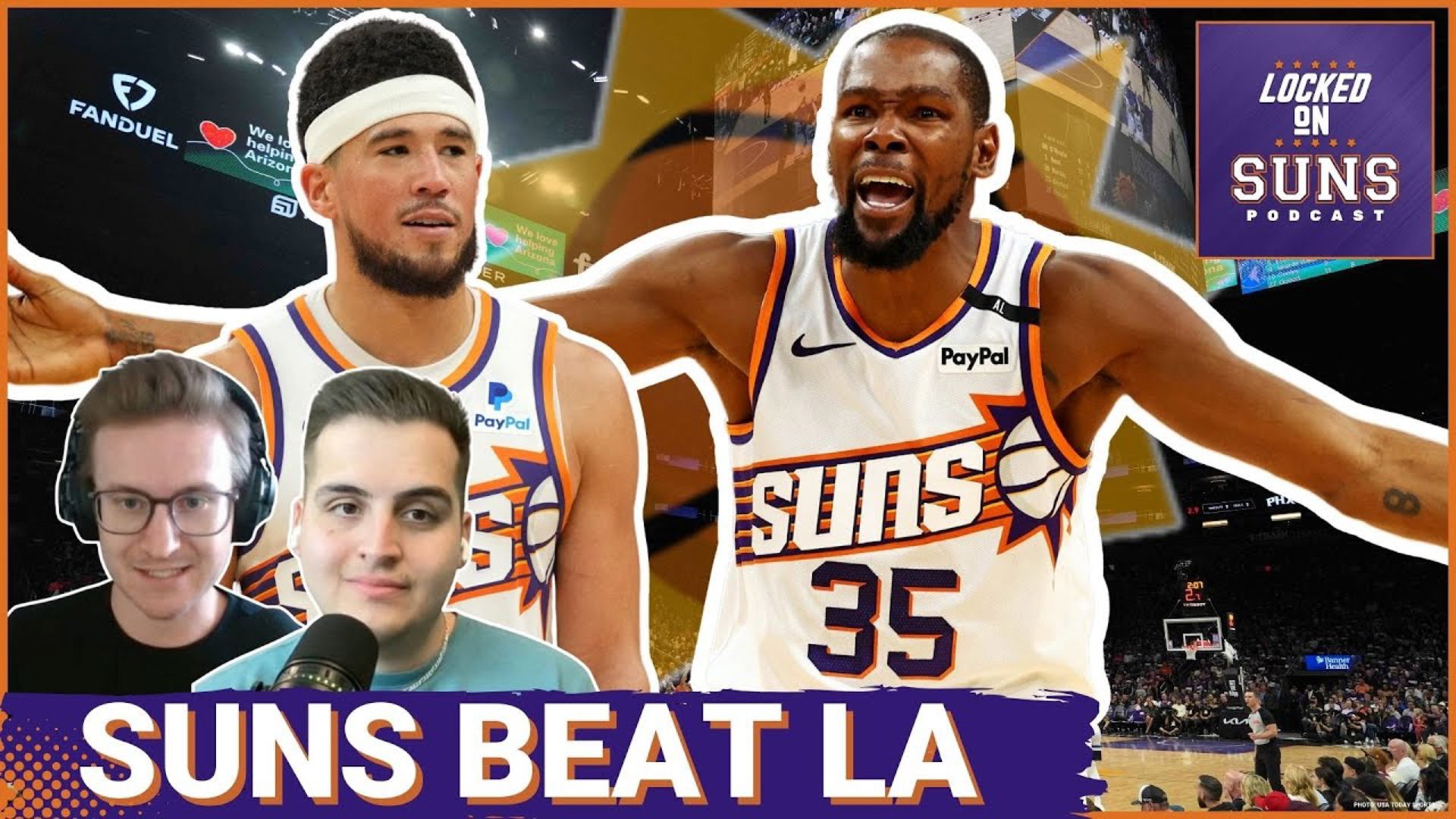 Kevin Durant and Devin Booker combined for 63 points as the Phoenix Suns notched another tough win over the Los Angeles Lakers to start the season 3-1