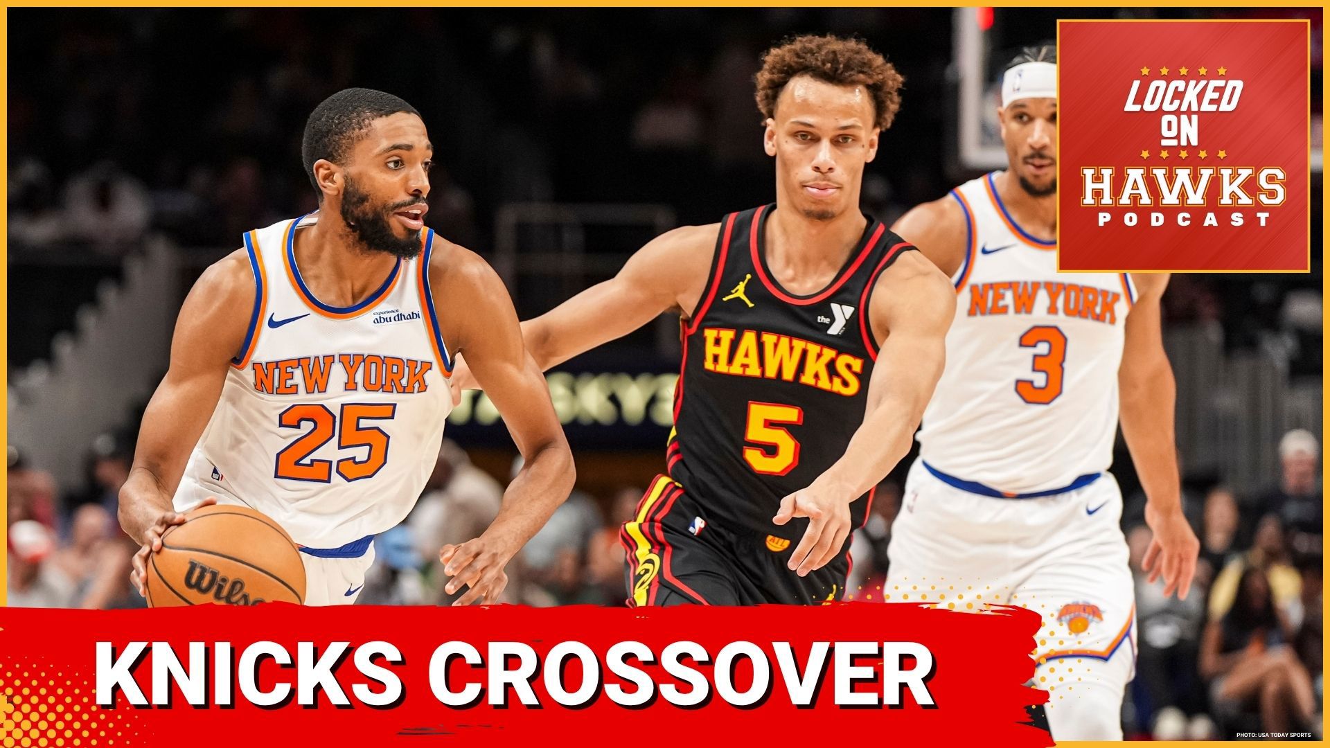 Atlanta Hawks vs. New York Knicks, Kristaps Porzingis, Trae Young, 2025