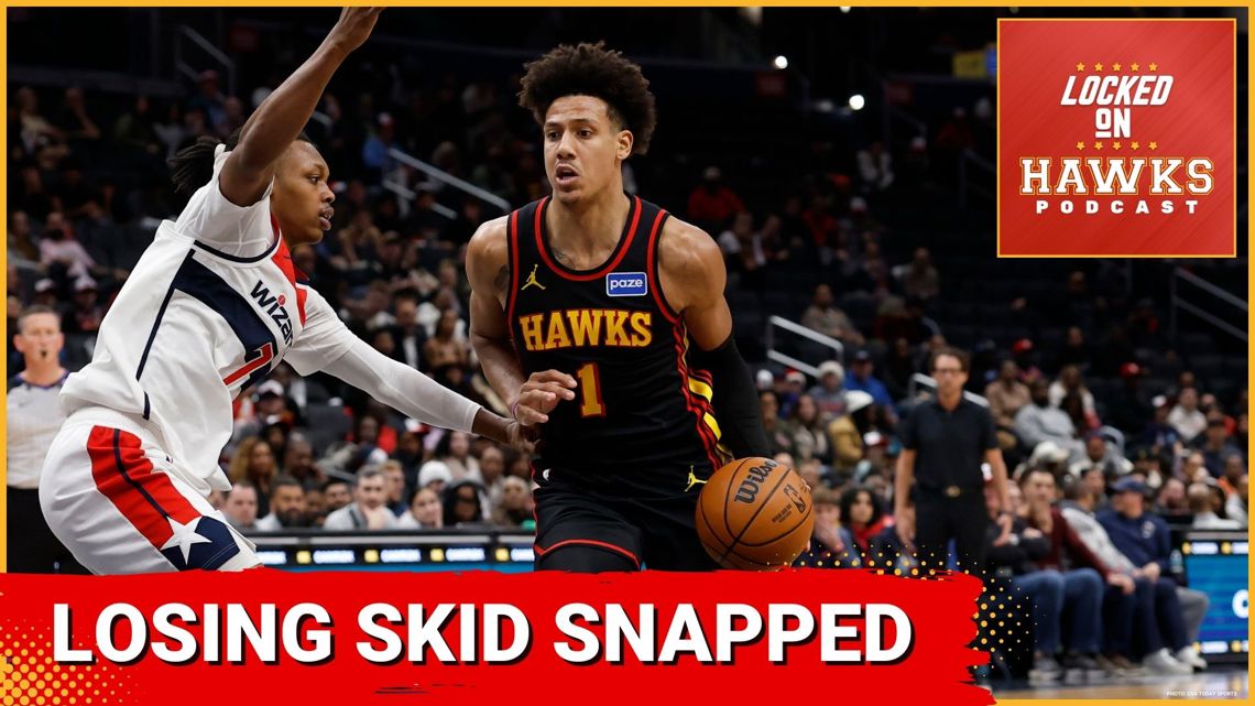 Atlanta Hawks snap losing skid, Jalen Johnson shines again in revenge win over Washington Wizards