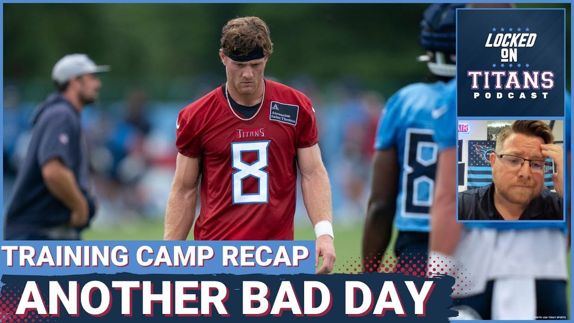 The Tennessee Titans wrapped up training camp on Thursday and it was another slow day for the offense.