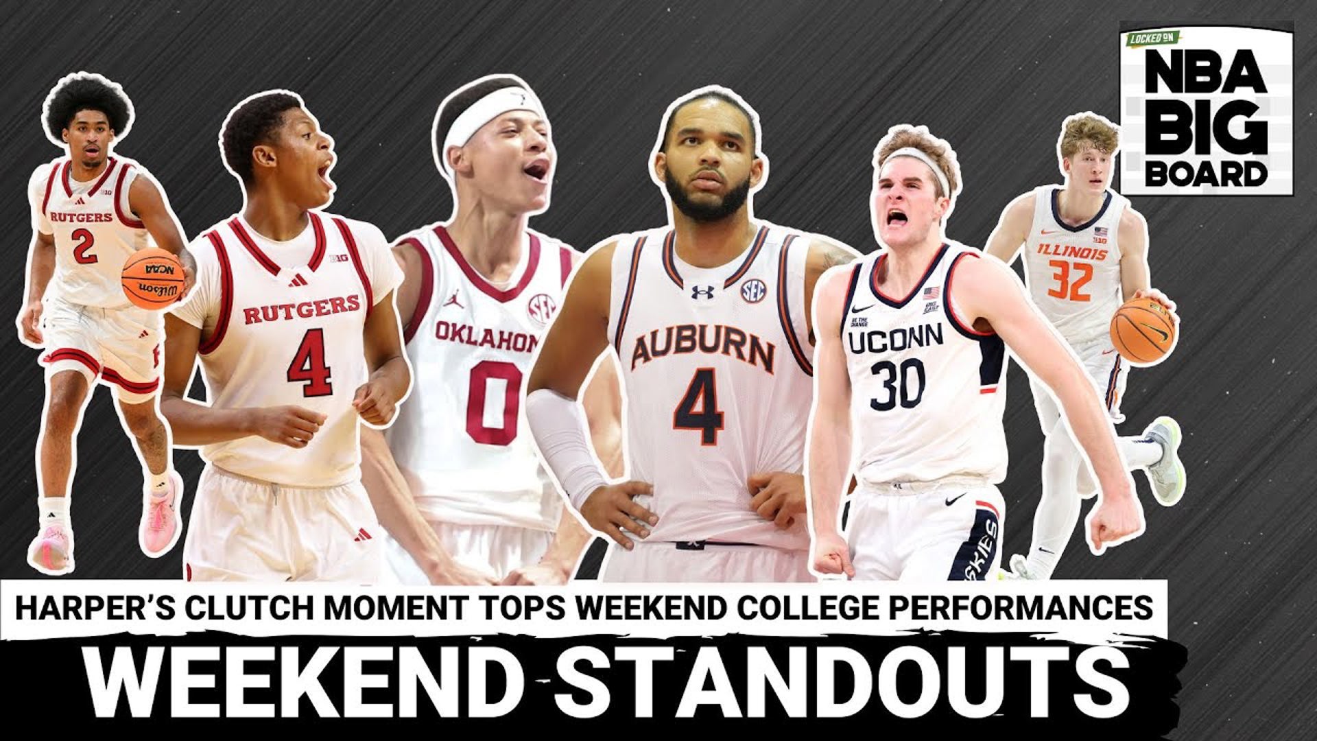 hosts Rafael Barlowe and James Barlowe break down the standout performances from the weekend in college basketball.